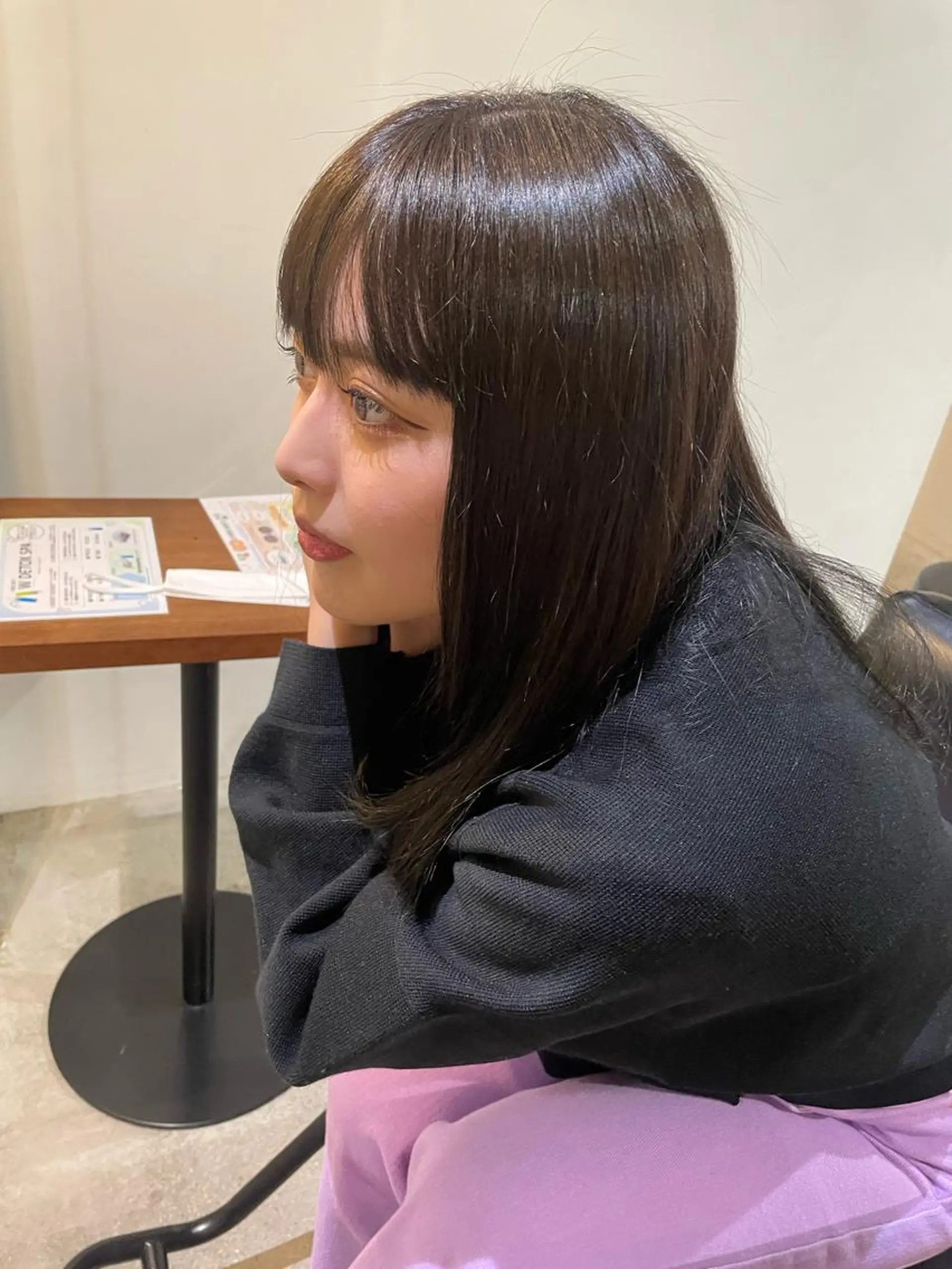 ロング カラー 寺本 奈央のヘアスタイル