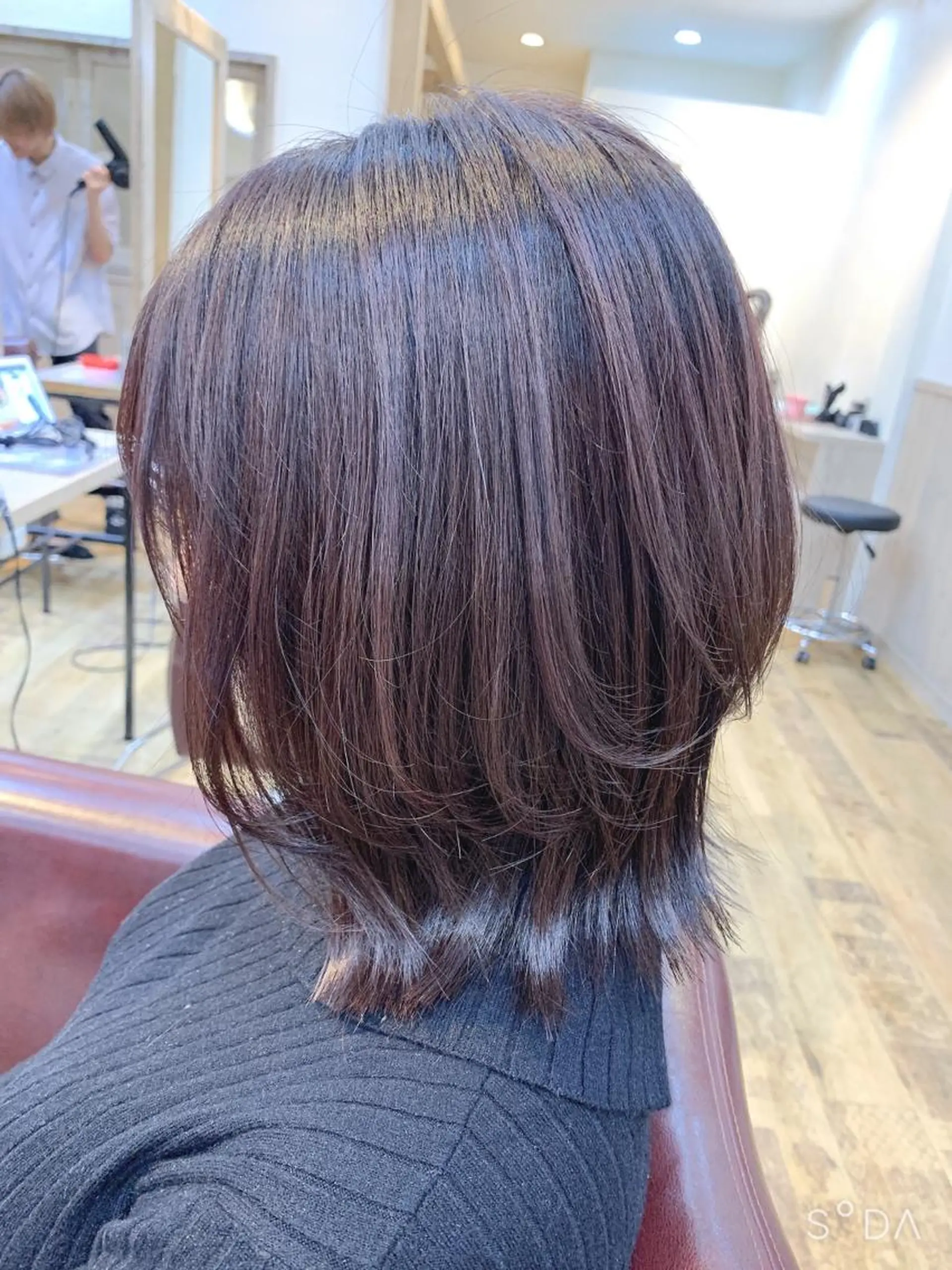 ミディアム カラー ヘアアレンジ HUENEST アカデミーサロンのヘアスタイル