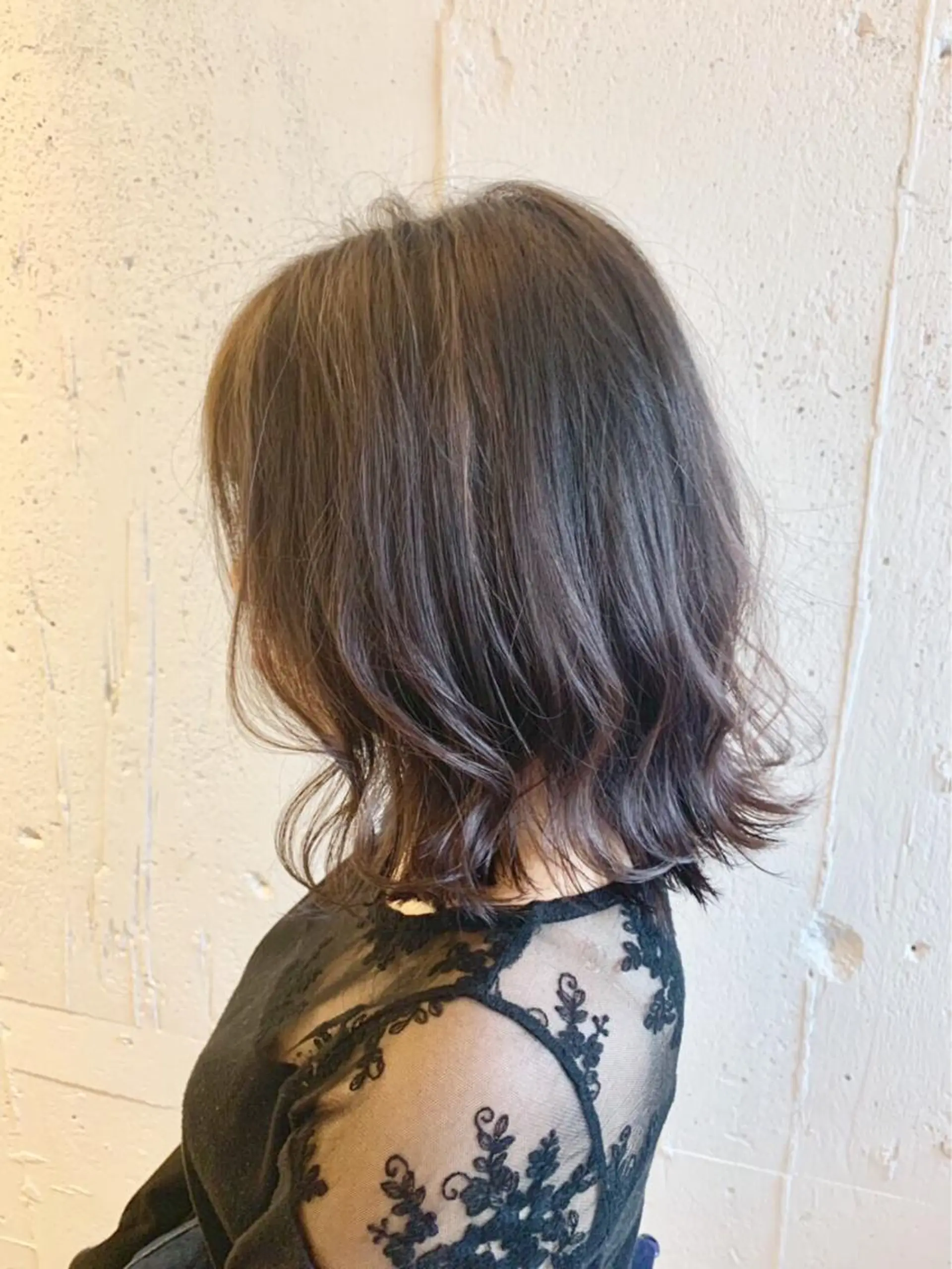 ショート カラー ベージュカラー グラデーションカラー ラベンダーカラー シルバー ヘアカラー レイヤー/大人メンズ パーマ🌀 平島拓也のヘアスタイル