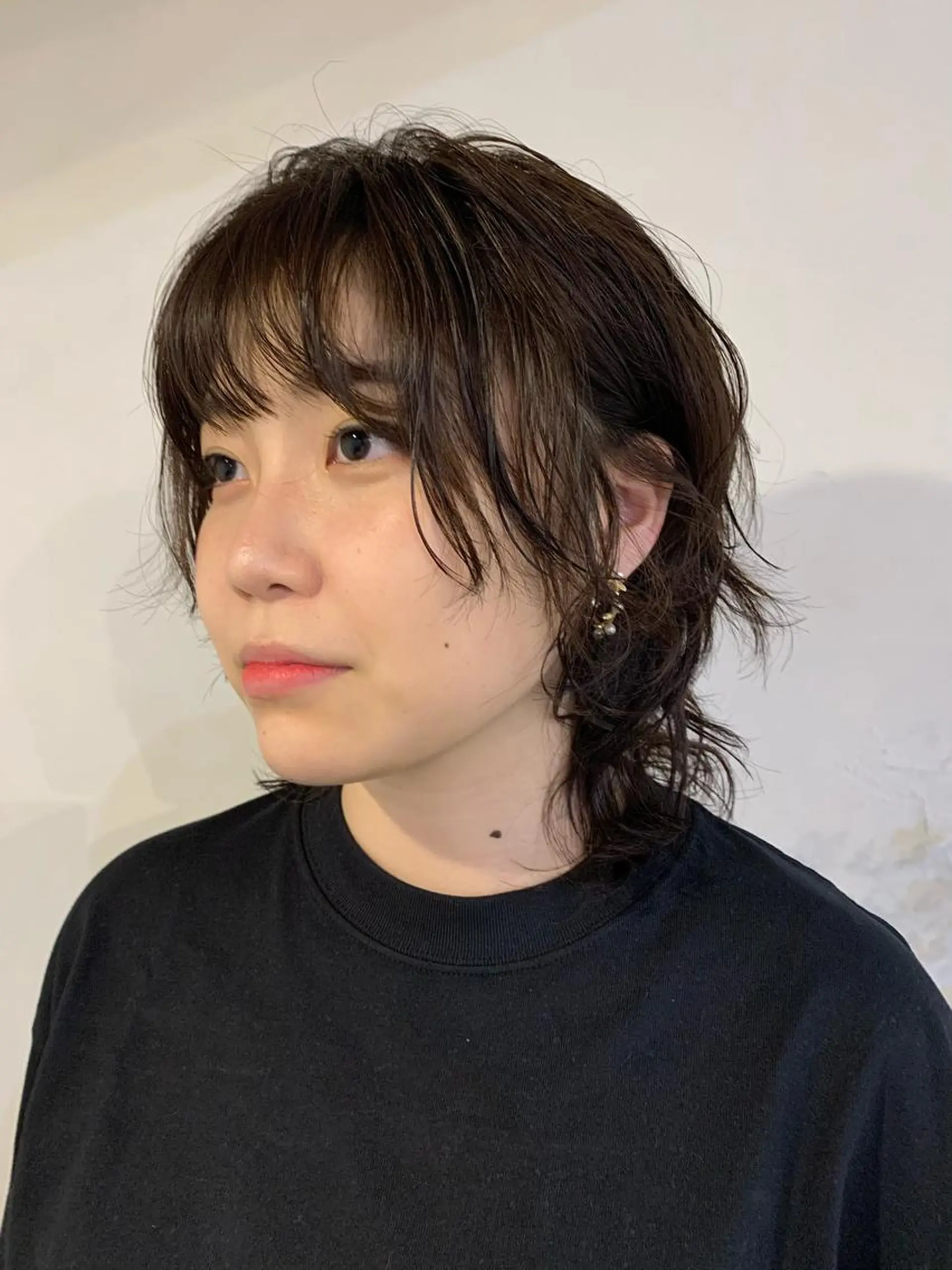 ミディアム ミディアムパーマ ウルフカット 🧸メンズカット 🧸conatsuのヘアスタイル