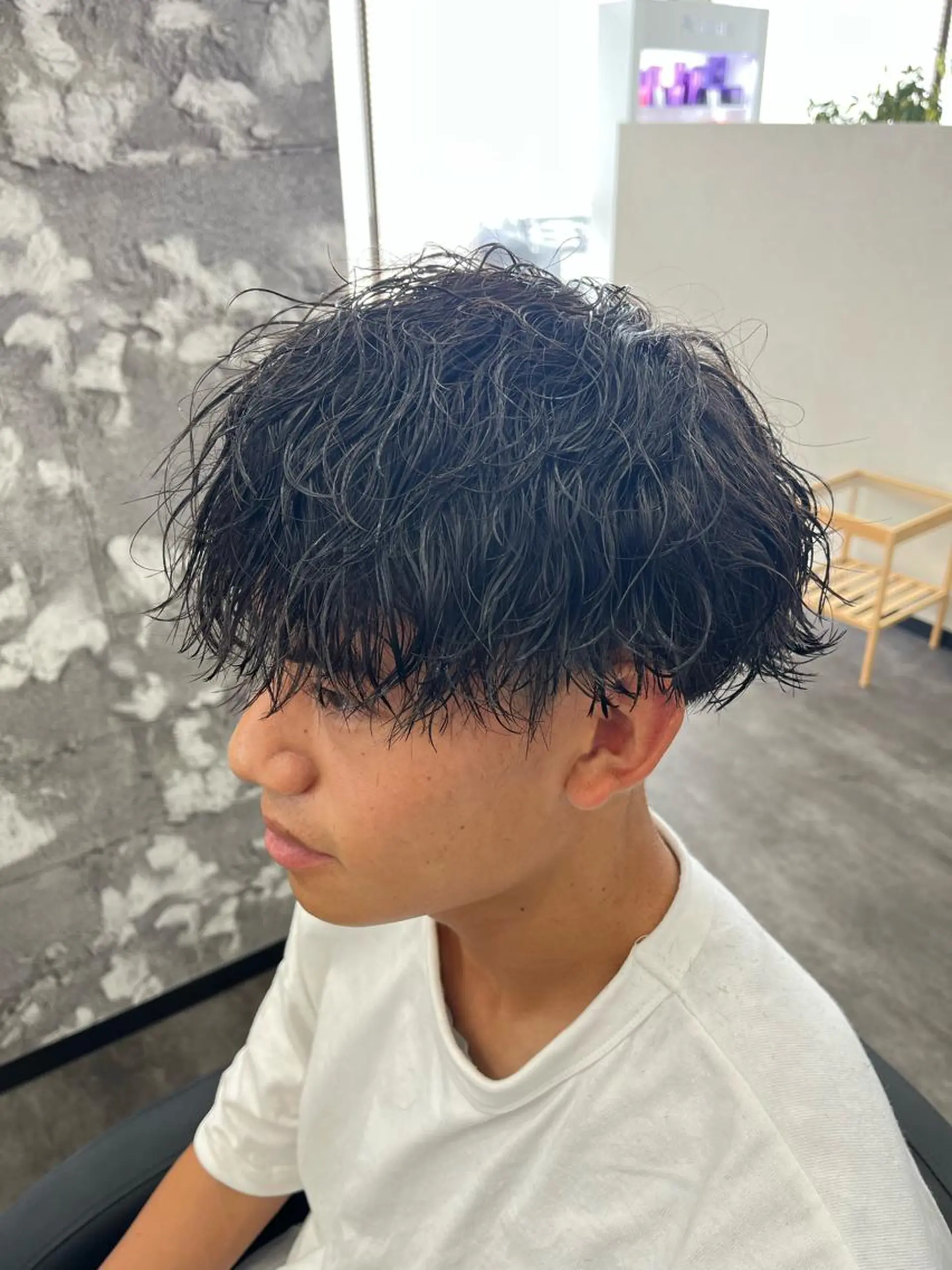 メンズ スパイキーショート/ フェードカット/石田のヘアスタイル