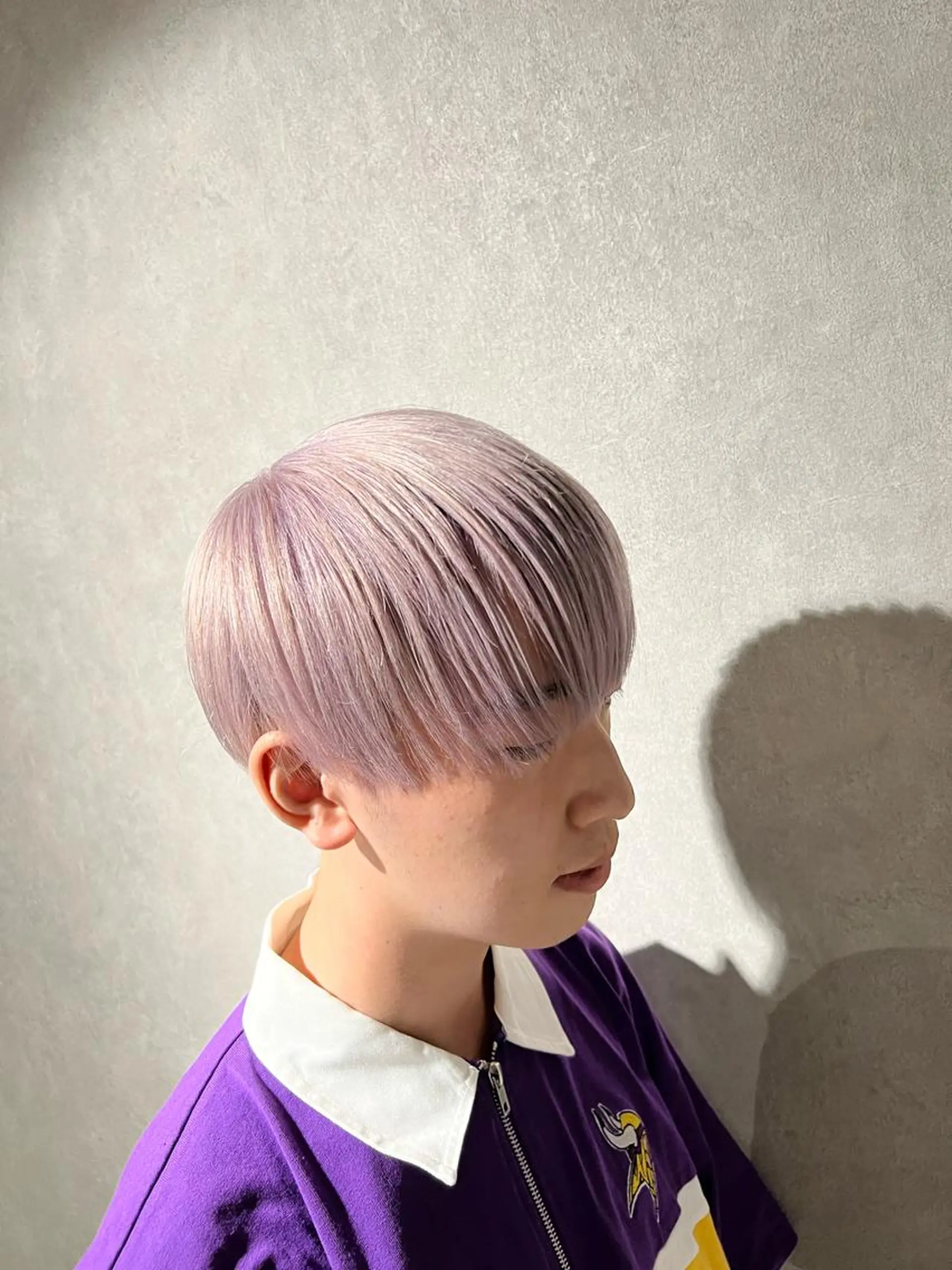 ショート カラー ヘアアレンジ メンズ マッシュ グレージュ 髪質改善_WHITE RYUSUKEのヘアスタイル