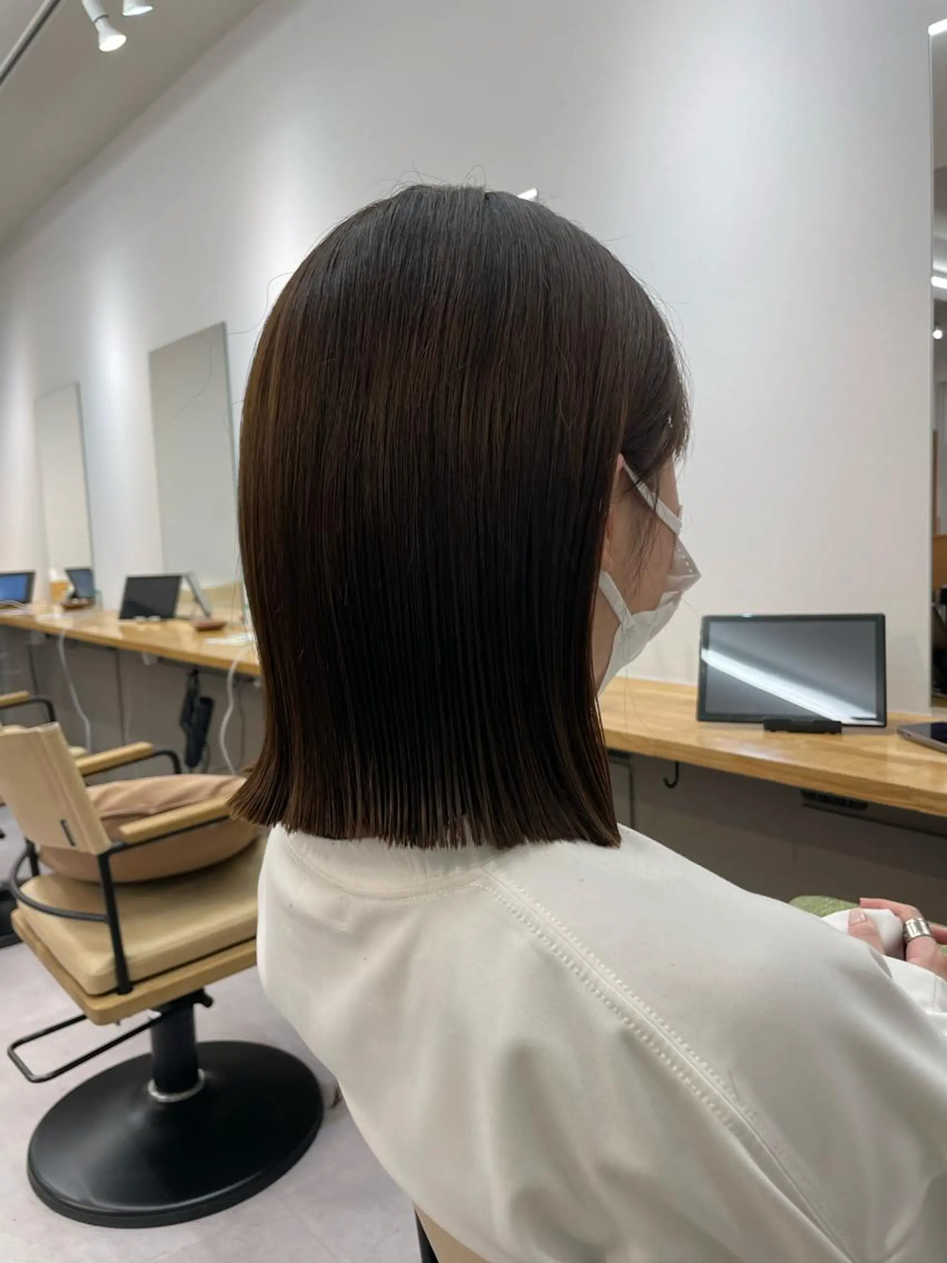 ミディアム 期間限定 カット　りょうのヘアスタイル