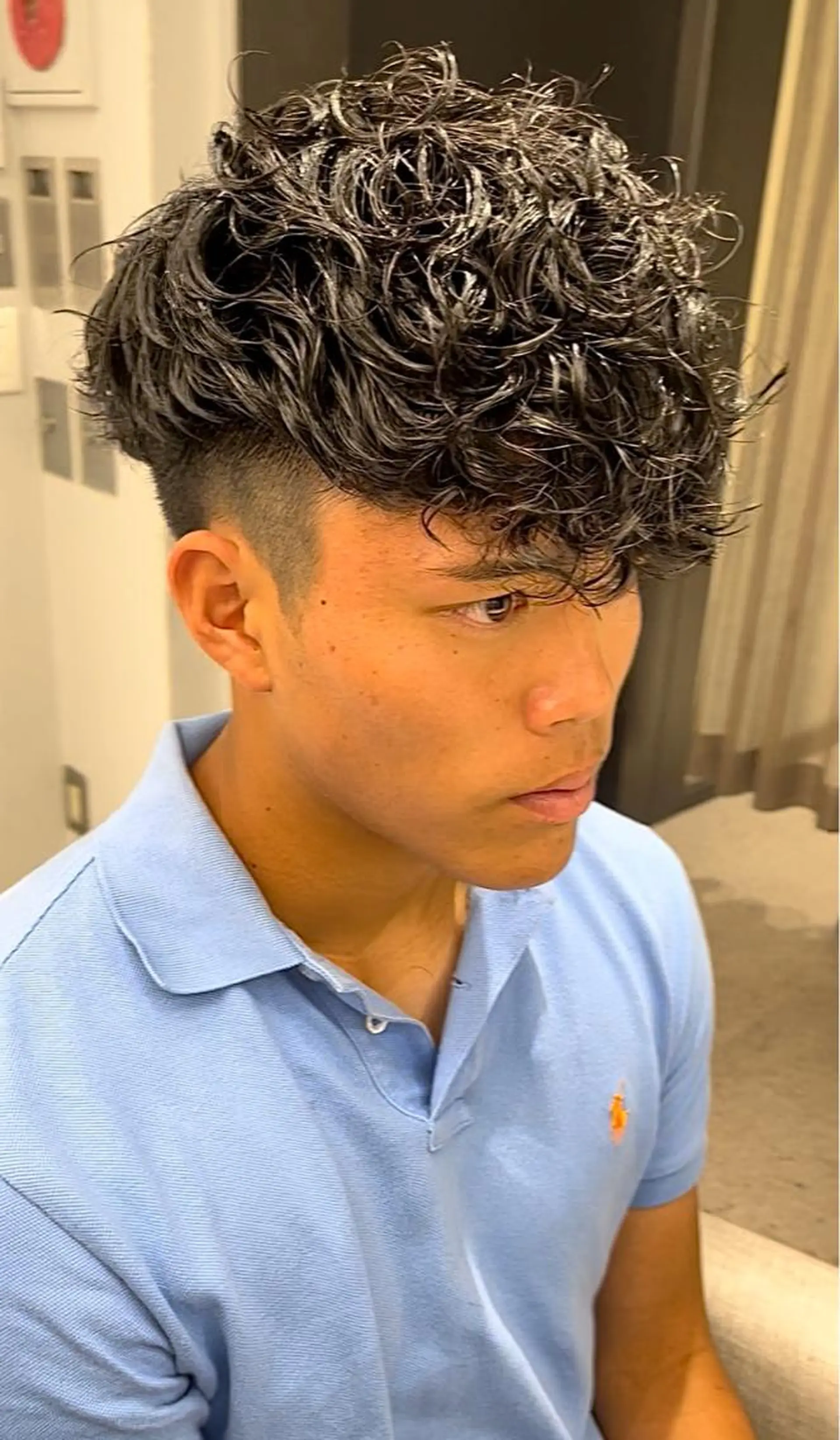 パーマ メンズ カット パーマ 🍐シャドウパーマ メンズ特化/守岡🍐のヘアスタイル