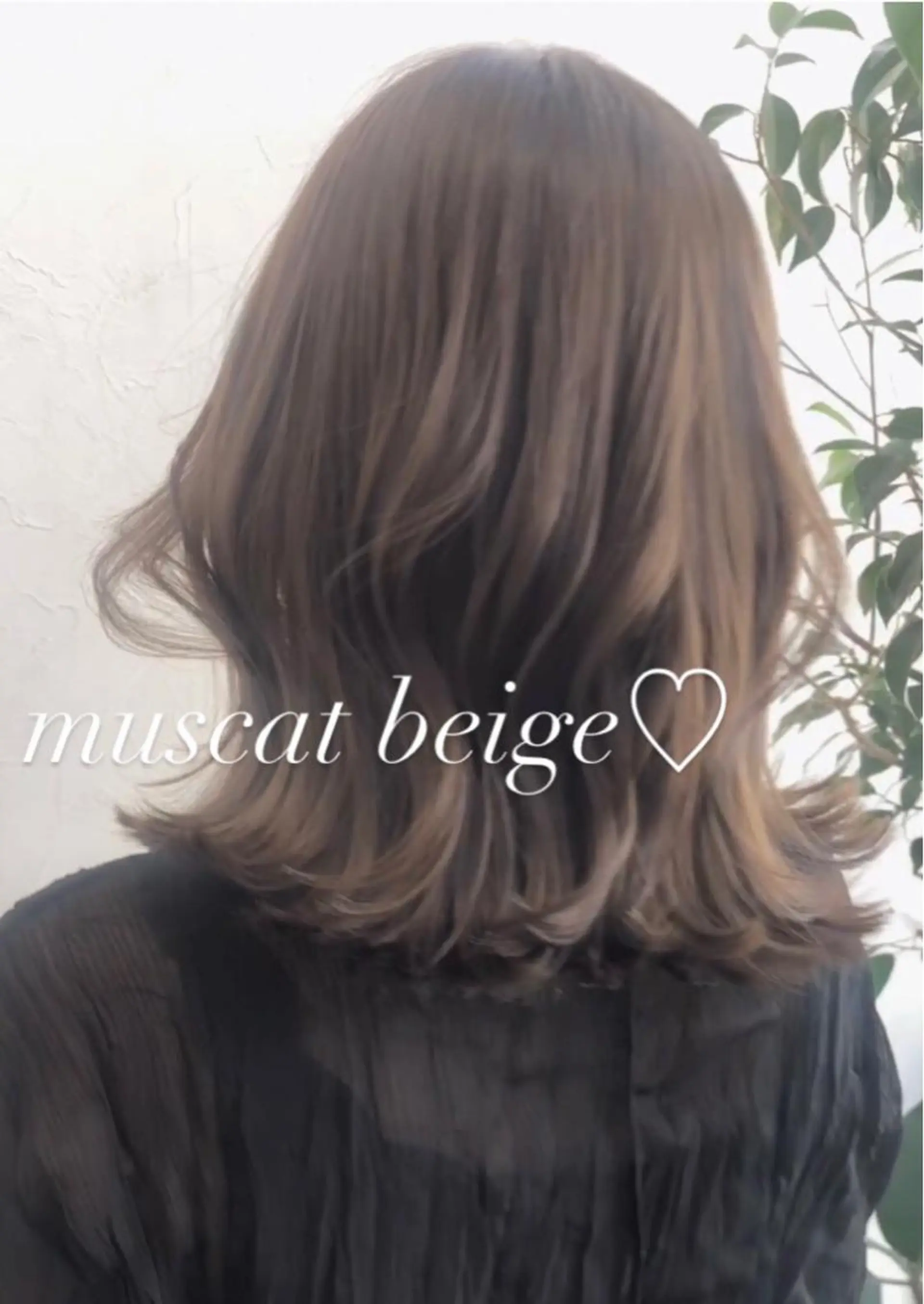 ミディアム カラー nakahara madokaのヘアスタイル