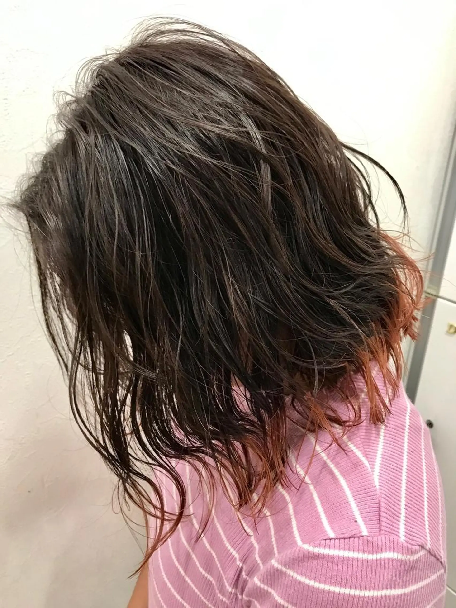 ミディアム カラー ブリーチ グラデーションカラー 髪質改善×METEO 店長 貞松直也のヘアスタイル