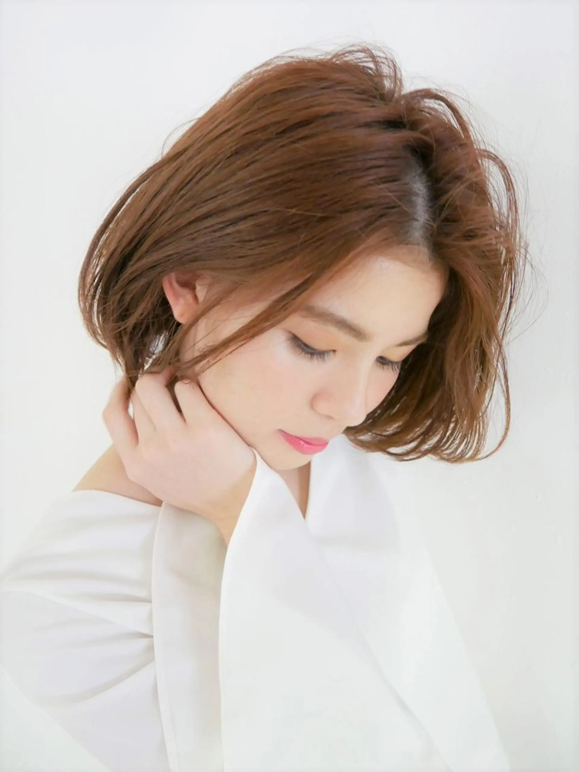 ミディアム ショートボブ ボブ 学生 似合わせ☆ショート 店舗指名1位✨LEOのヘアスタイル