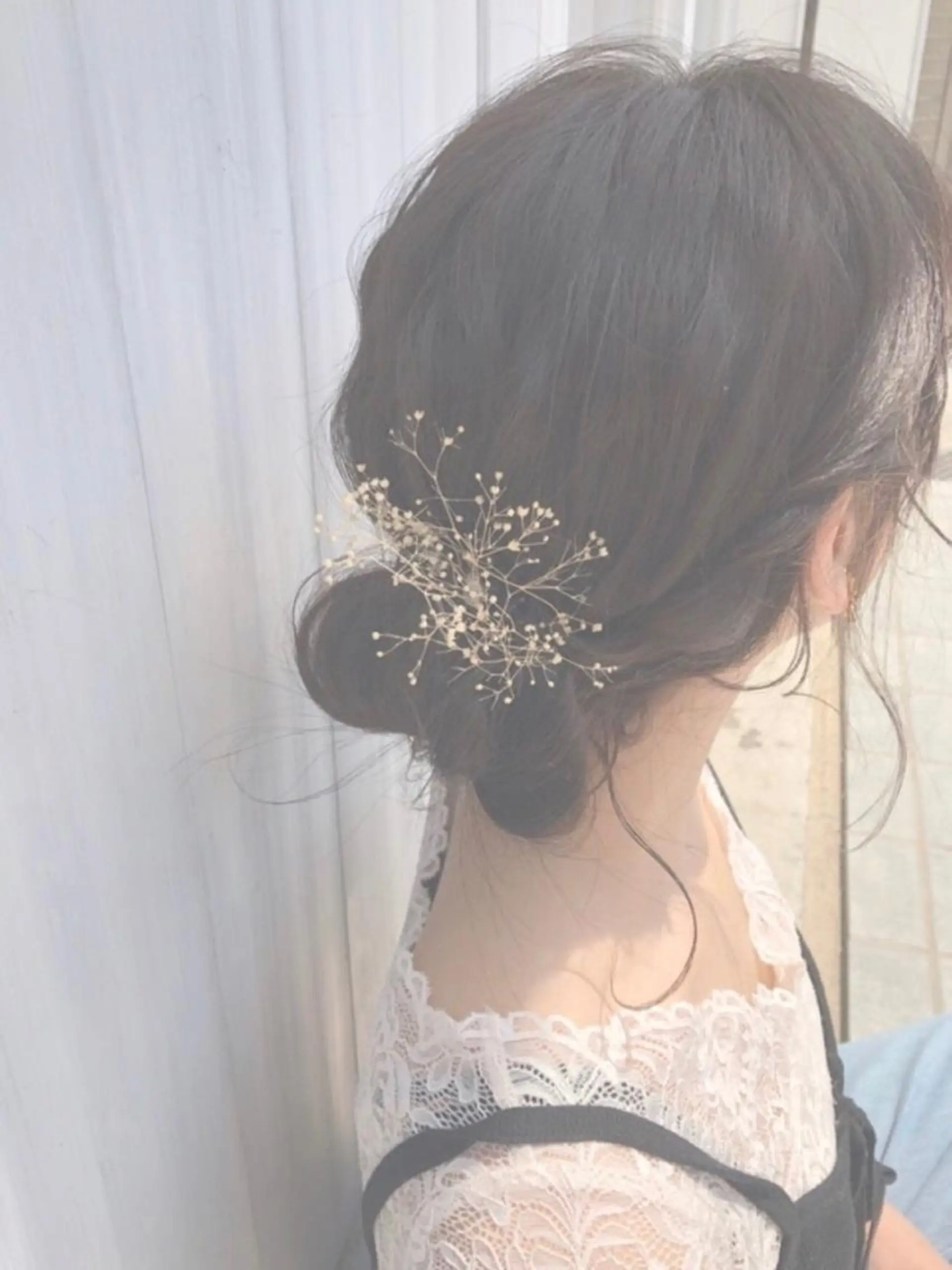 ヘアアレンジ 透明感カラー│ レイヤーヘア中居美樹のヘアスタイル