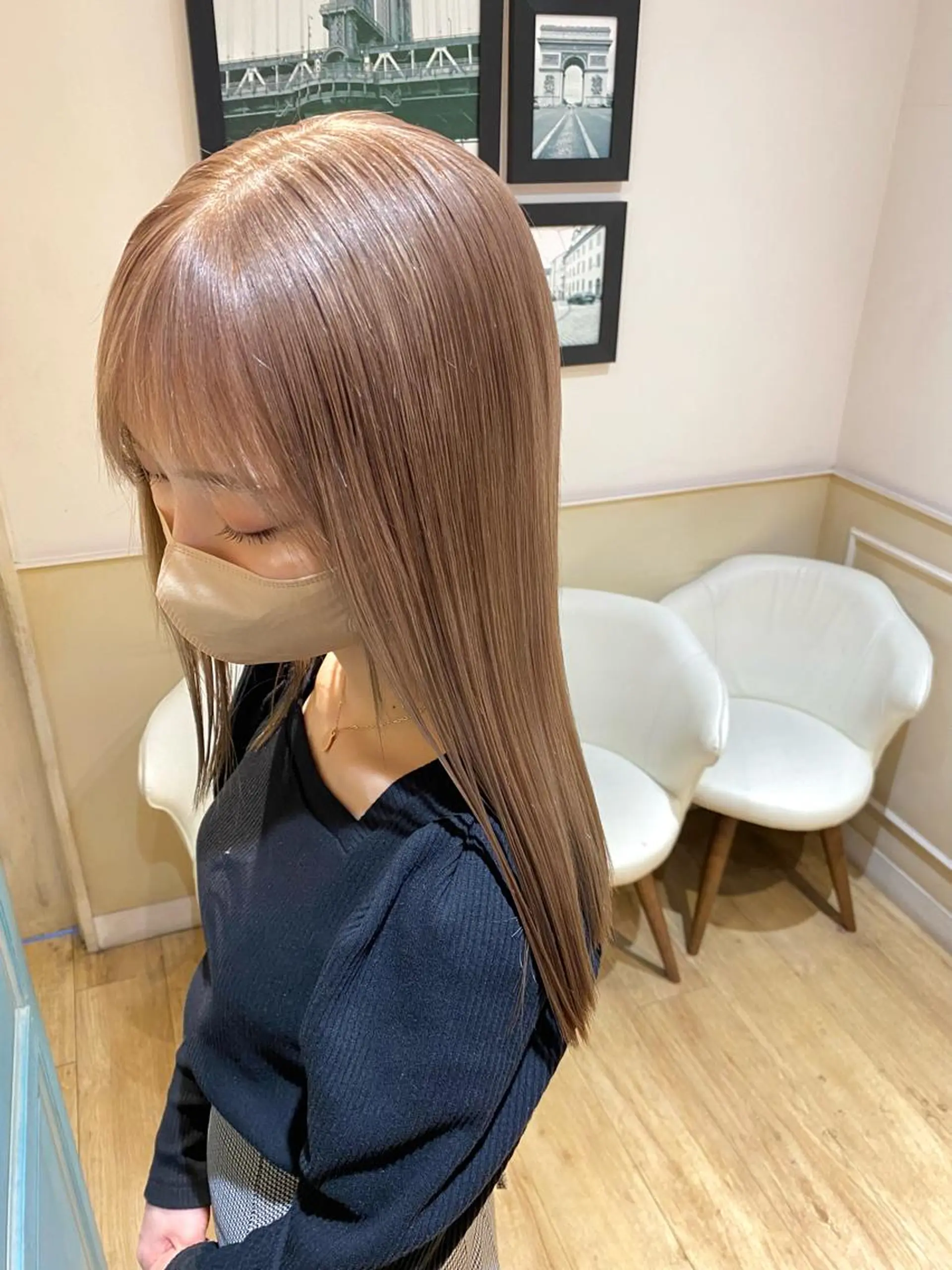 ロング カラー 店長✨髪質改善✖️ 透明感カラー／純大のヘアスタイル