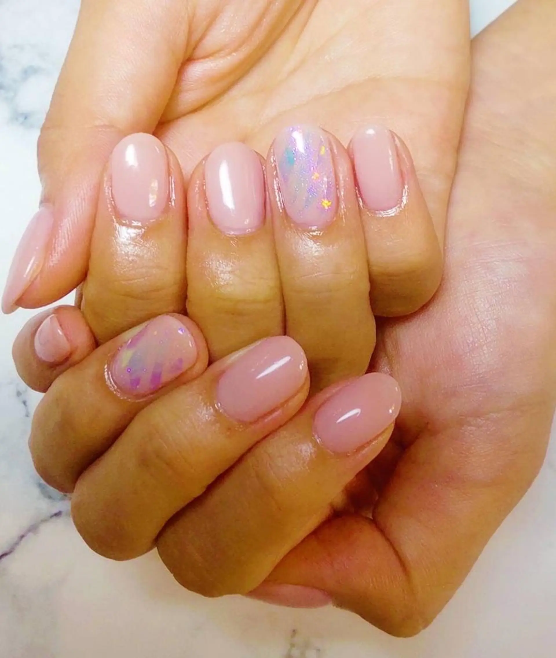 ネイル アートネイル ジェルネイル ニュアンスネイル パラジェル ハンドネイル Nailist Honamiのネイルデザイン