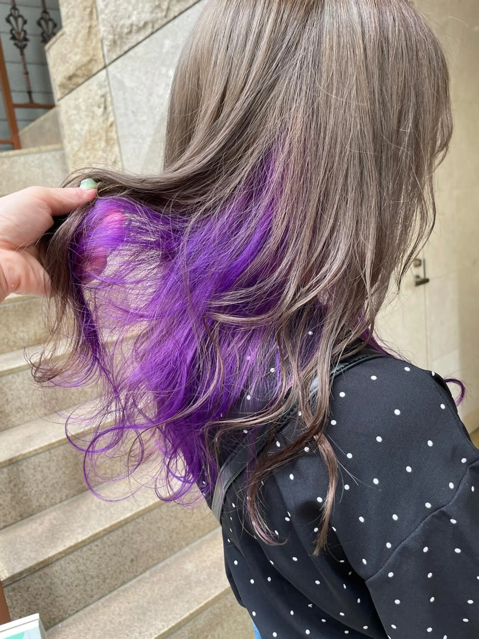 ロング カラー ブリーチ amie上尾【アミ】 RINAのヘアスタイル