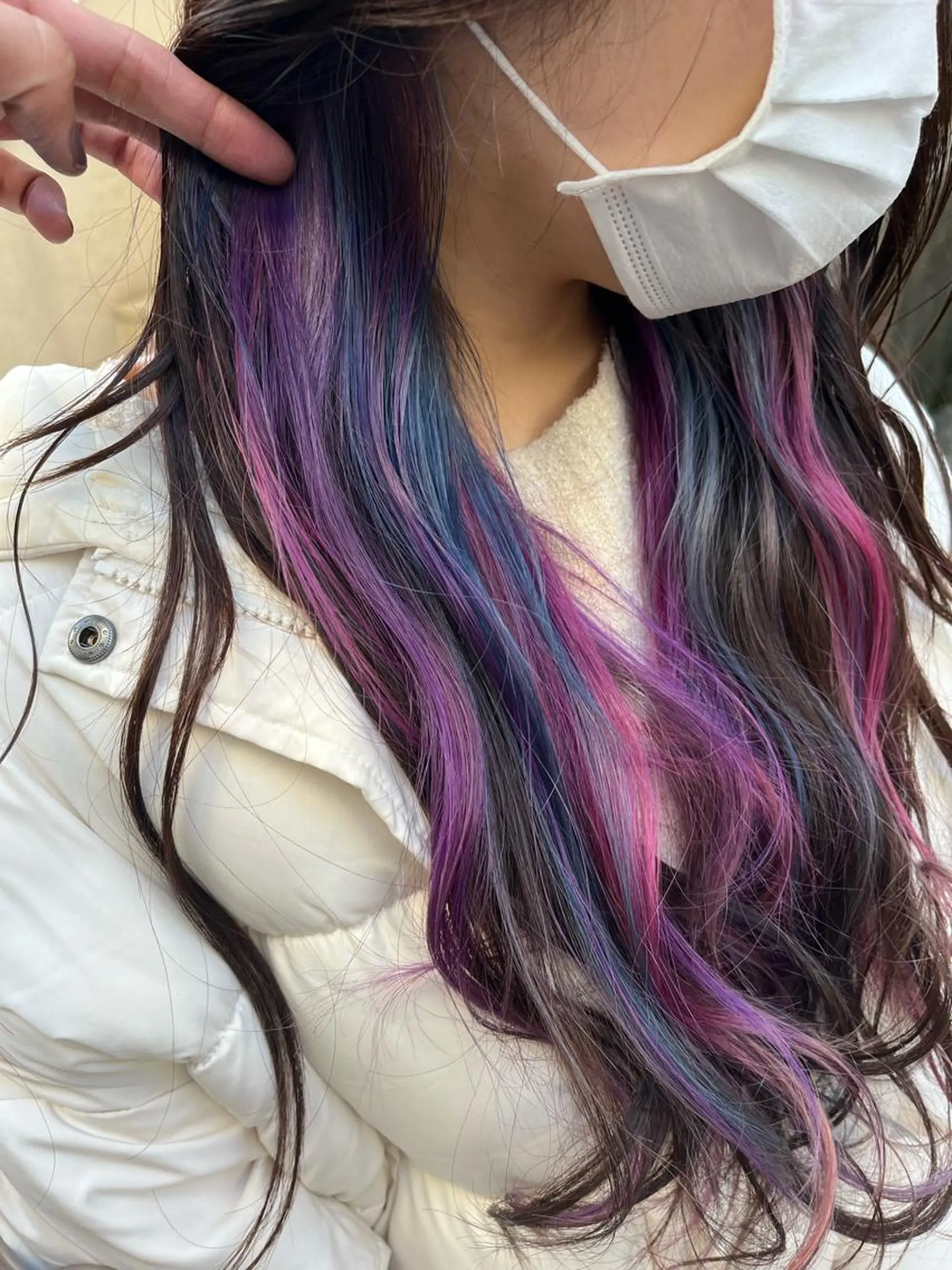 ロング カラー ショートボブ アッシュ バレイヤージュ ミストバング ベージュカラー カット ヘアカラー トリートメント 原宿サロン代表 デザインカラー伊藤卓のヘアスタイル