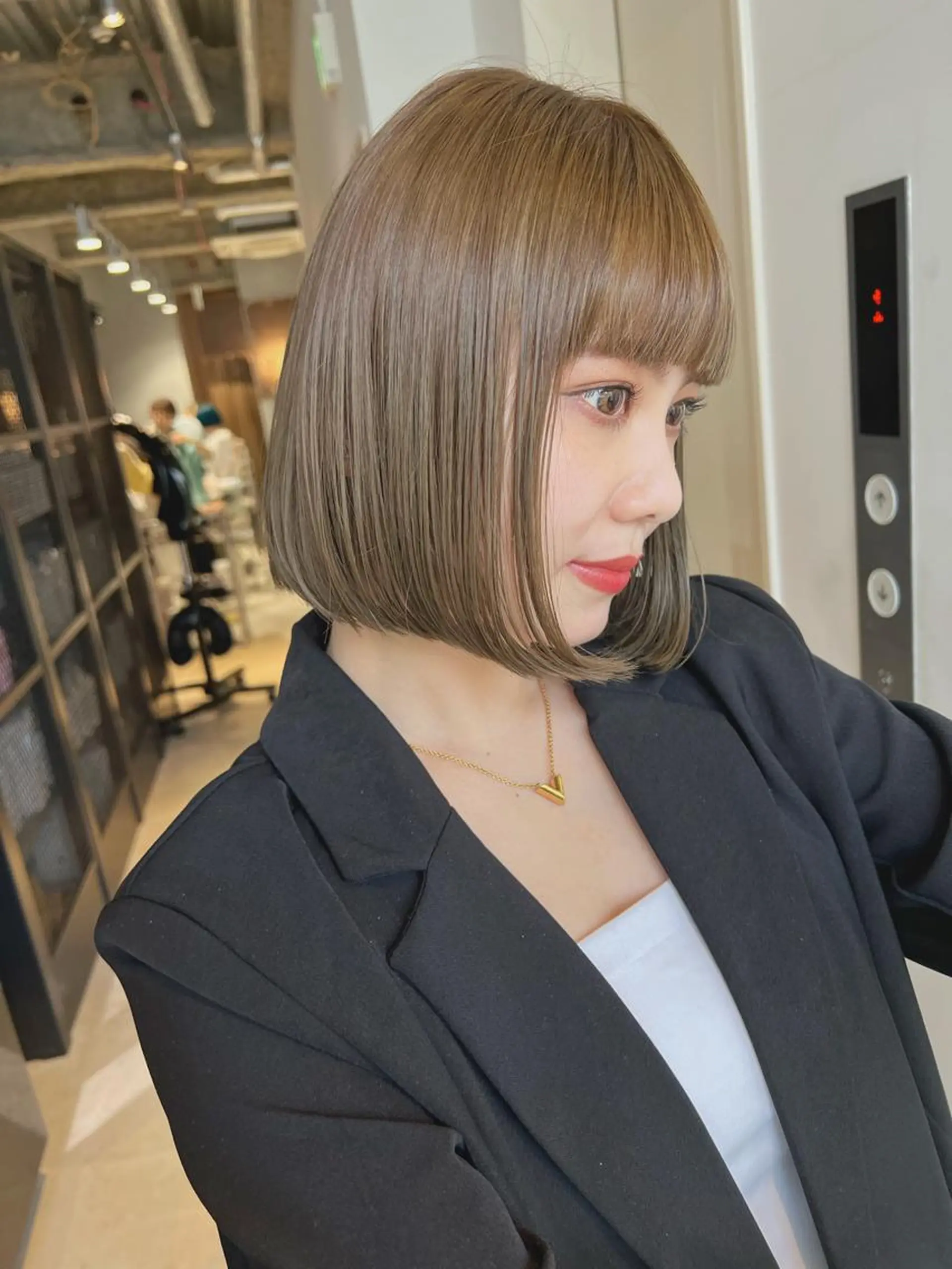 ミディアム 大澤 叶方のヘアスタイル