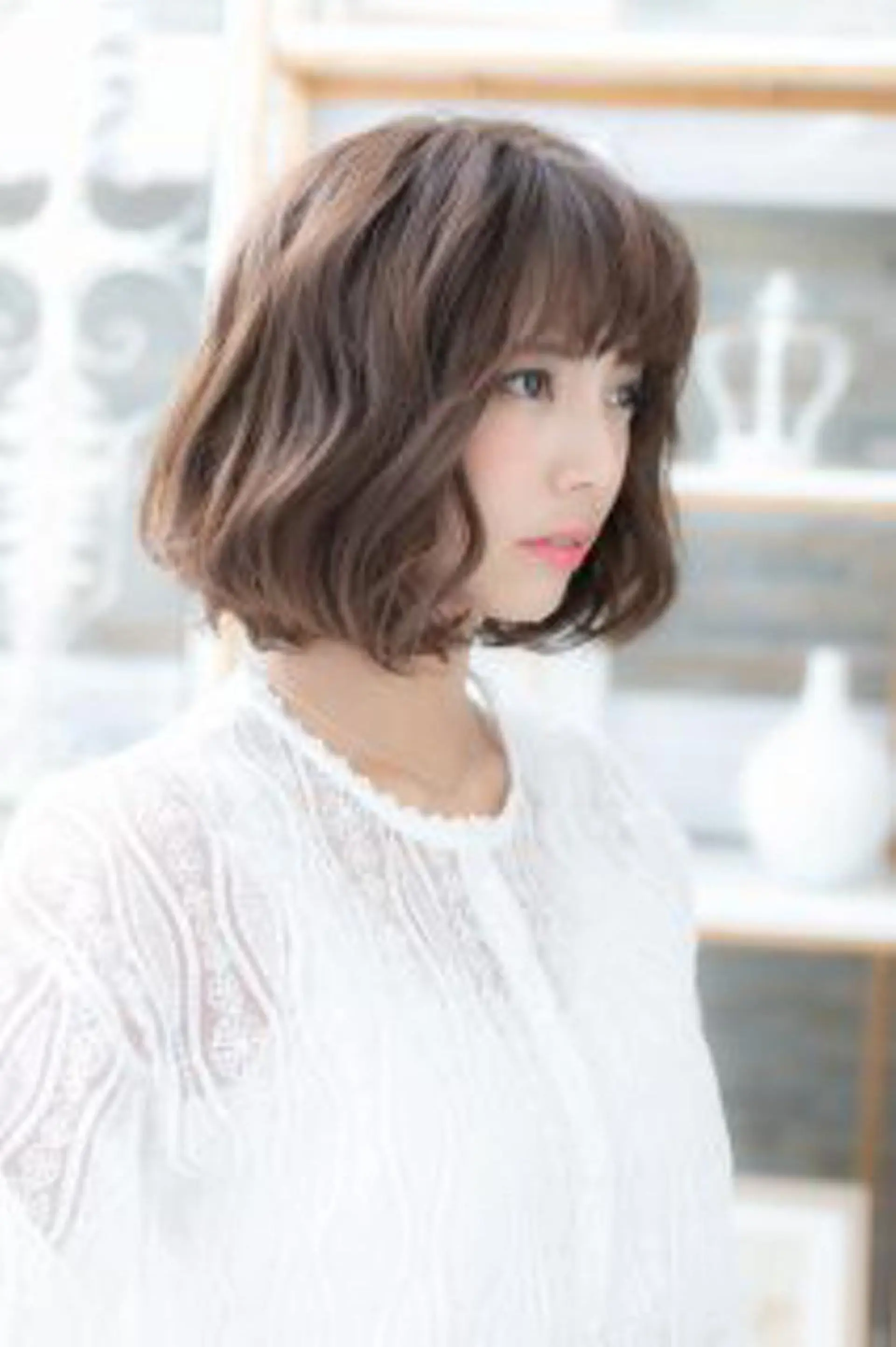 ミディアム カラー パーマ 出川 宙☘️のヘアスタイル