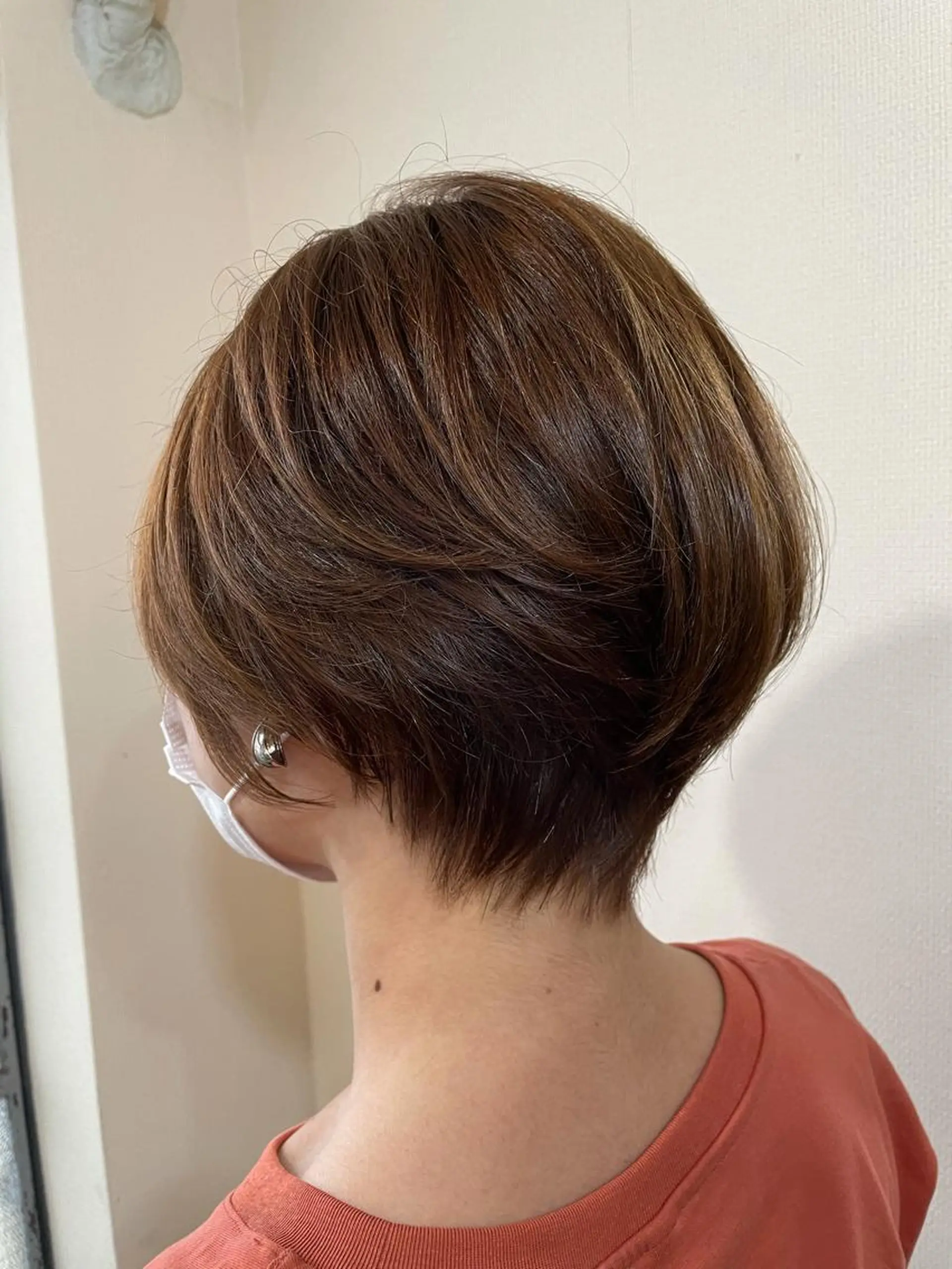 ショート 丸みショート ショートヘア カット ヘアカラー トリートメント ヘッドスパ 縮毛矯正の達人 ☆　松本のヘアスタイル