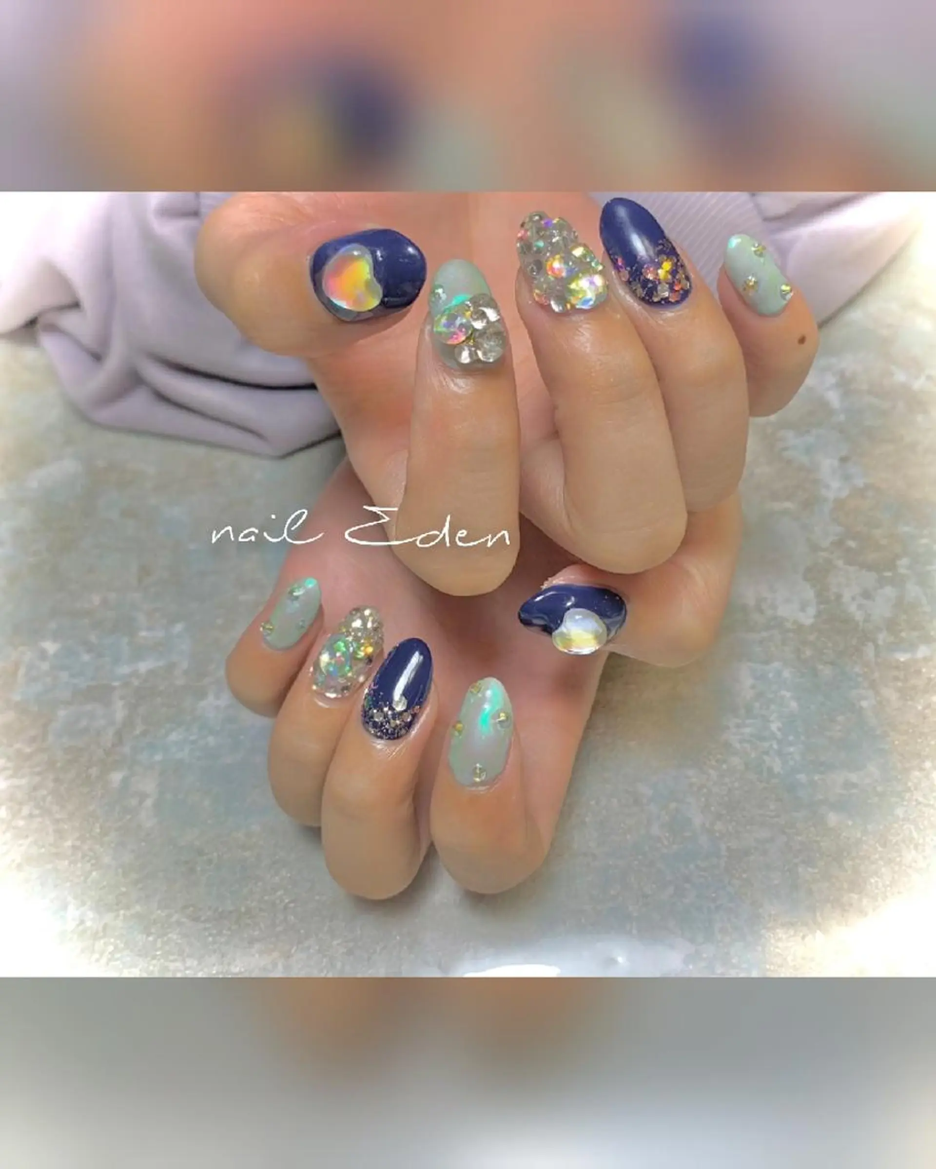 ネイル 持ち込み Eden ♾️のネイルデザイン