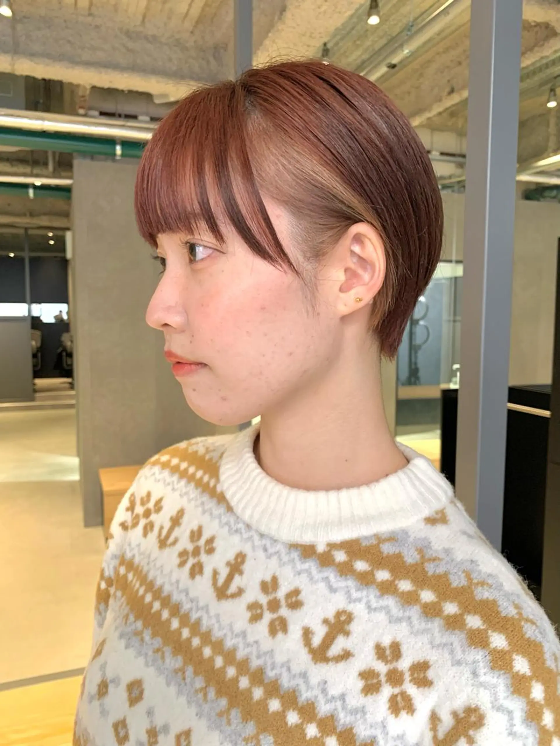 ショート カット ヘアカラー トリートメント リョウ/ショート /ハイトーン/八王子のヘアスタイル