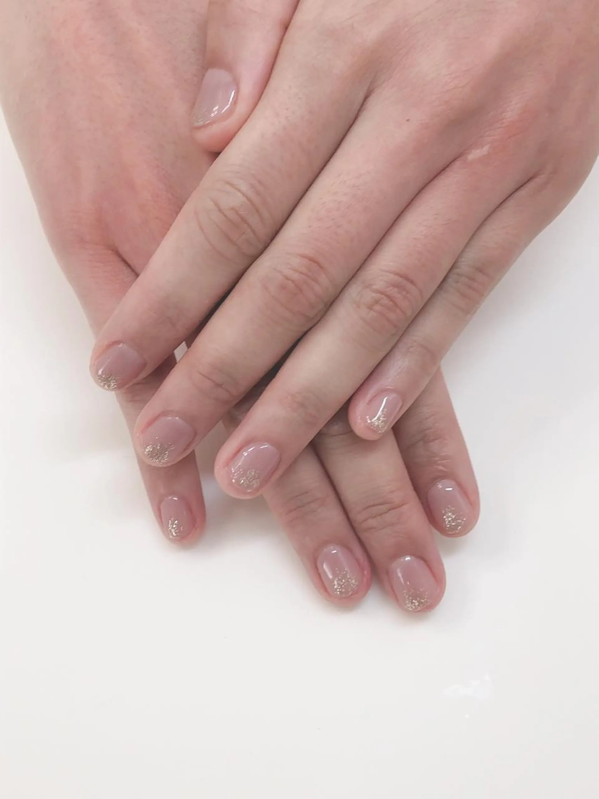 ネイル ラメ(グリッター) ラメグラデーション ワンカラーネイル la fleurのネイルデザイン