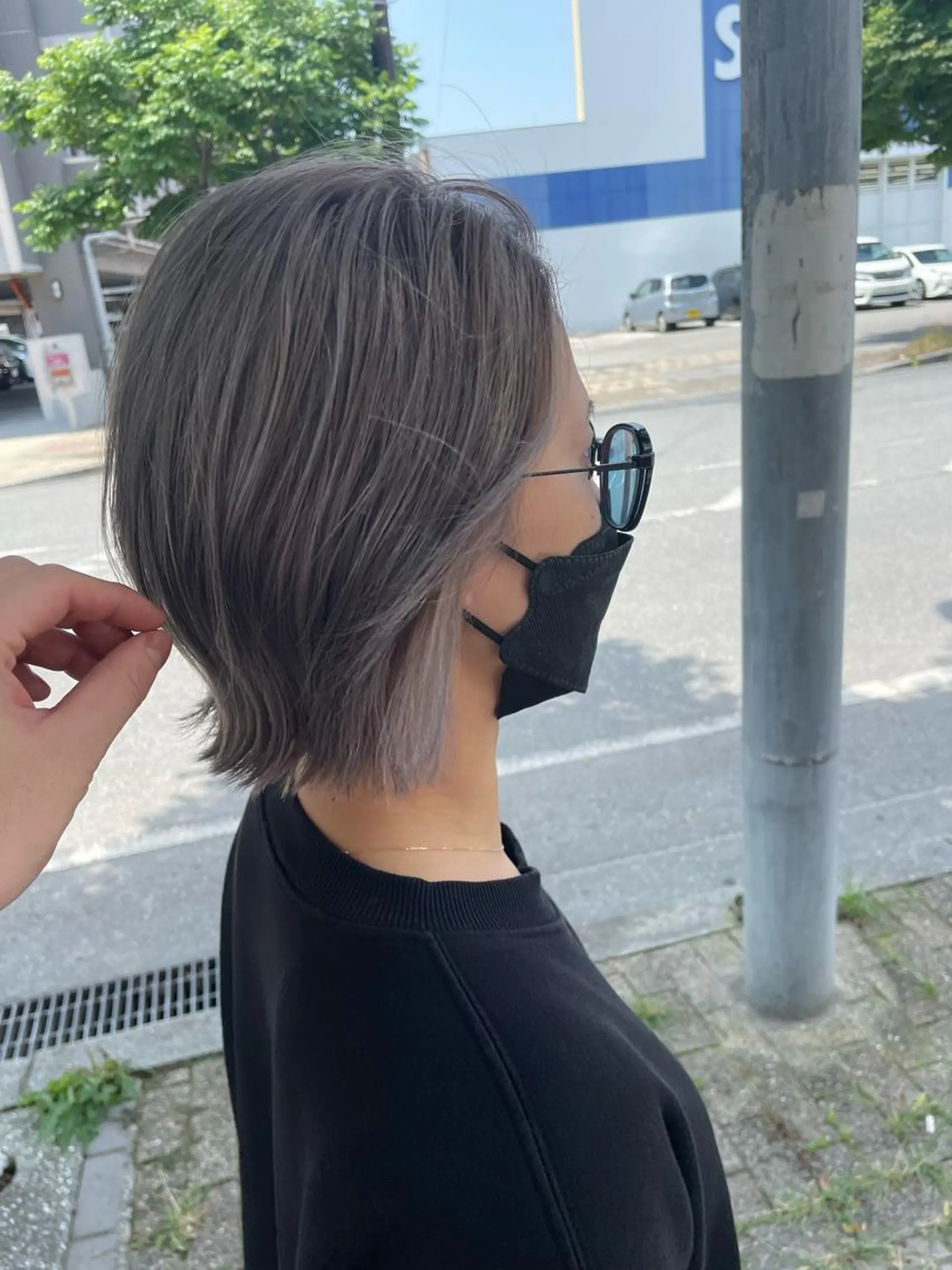 ショート andKおもろまち店 艶ダブルカラー✨のヘアスタイル