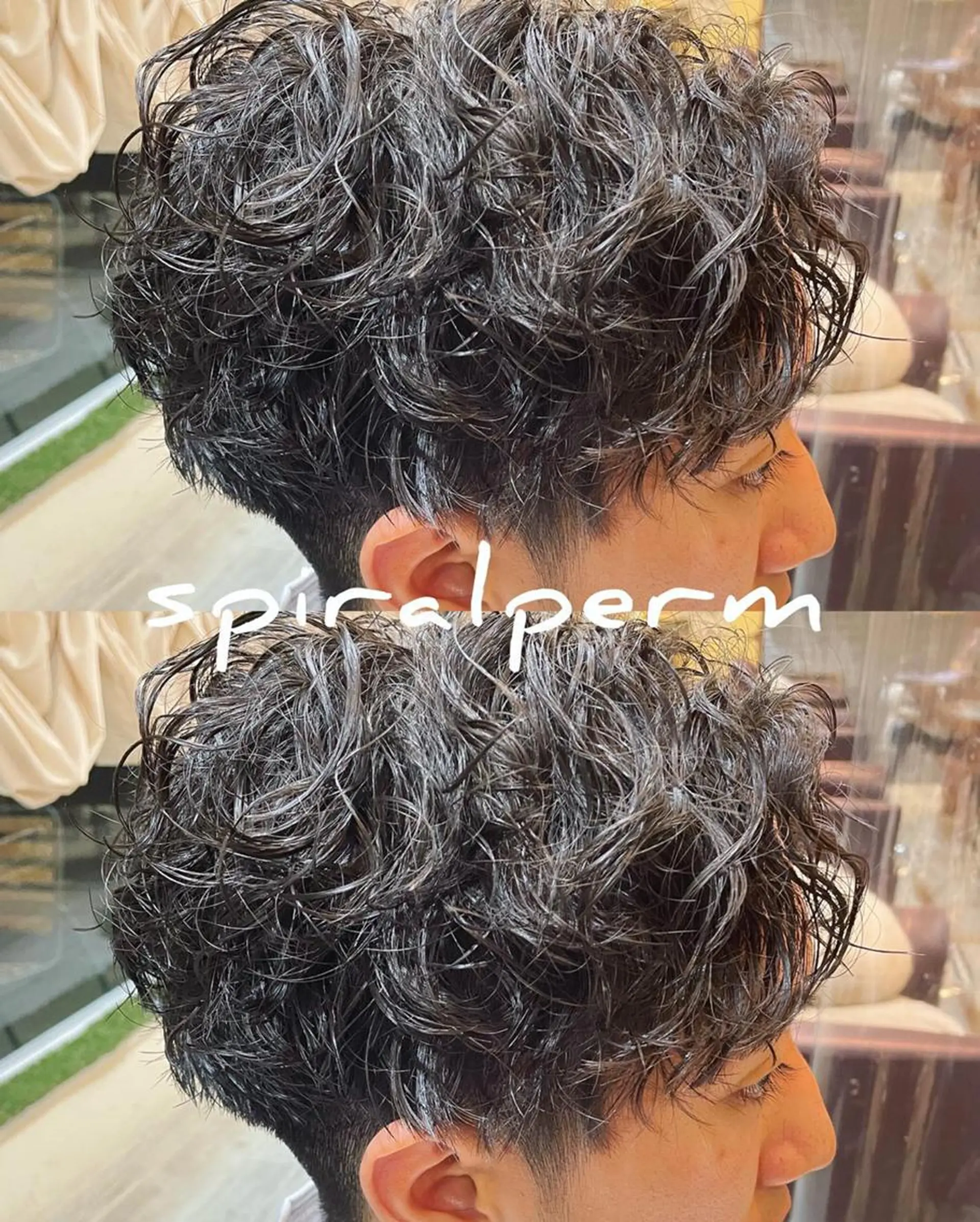 メンズ メンズブリーチ マッシュ メンズパーマ 仙台/メンズ/ フェザー/リョウのヘアスタイル