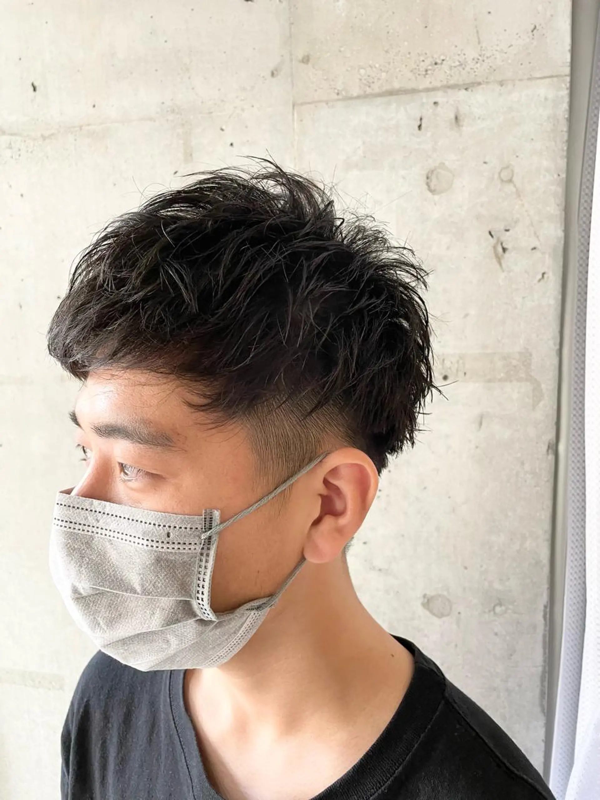 メンズ ツーブロック 刈り上げ メンズベリーショート カット ヘアセット フリーランスシェアサロンルレイル所属・心斎橋/メンズ /ルレイル/地形真希のヘアスタイル