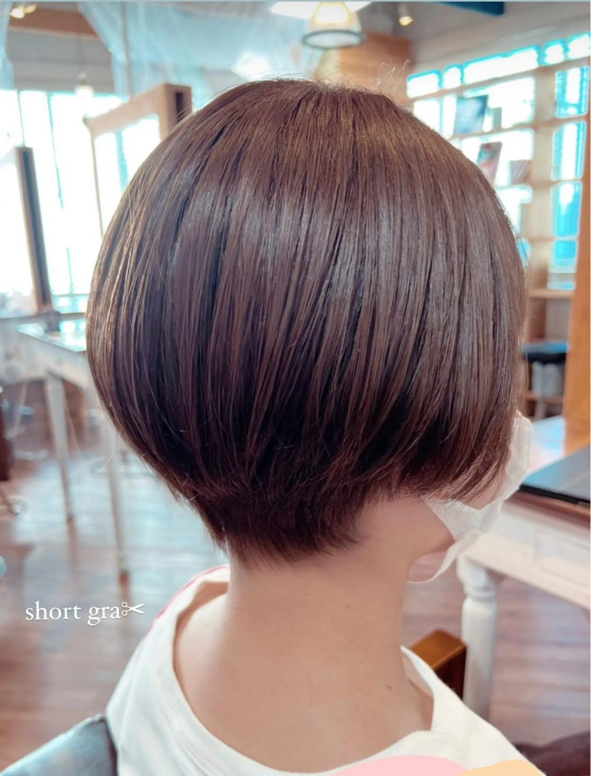 ショート カラー ブリーチ ブリーチなしカラー Topstylist YUKIのヘアスタイル