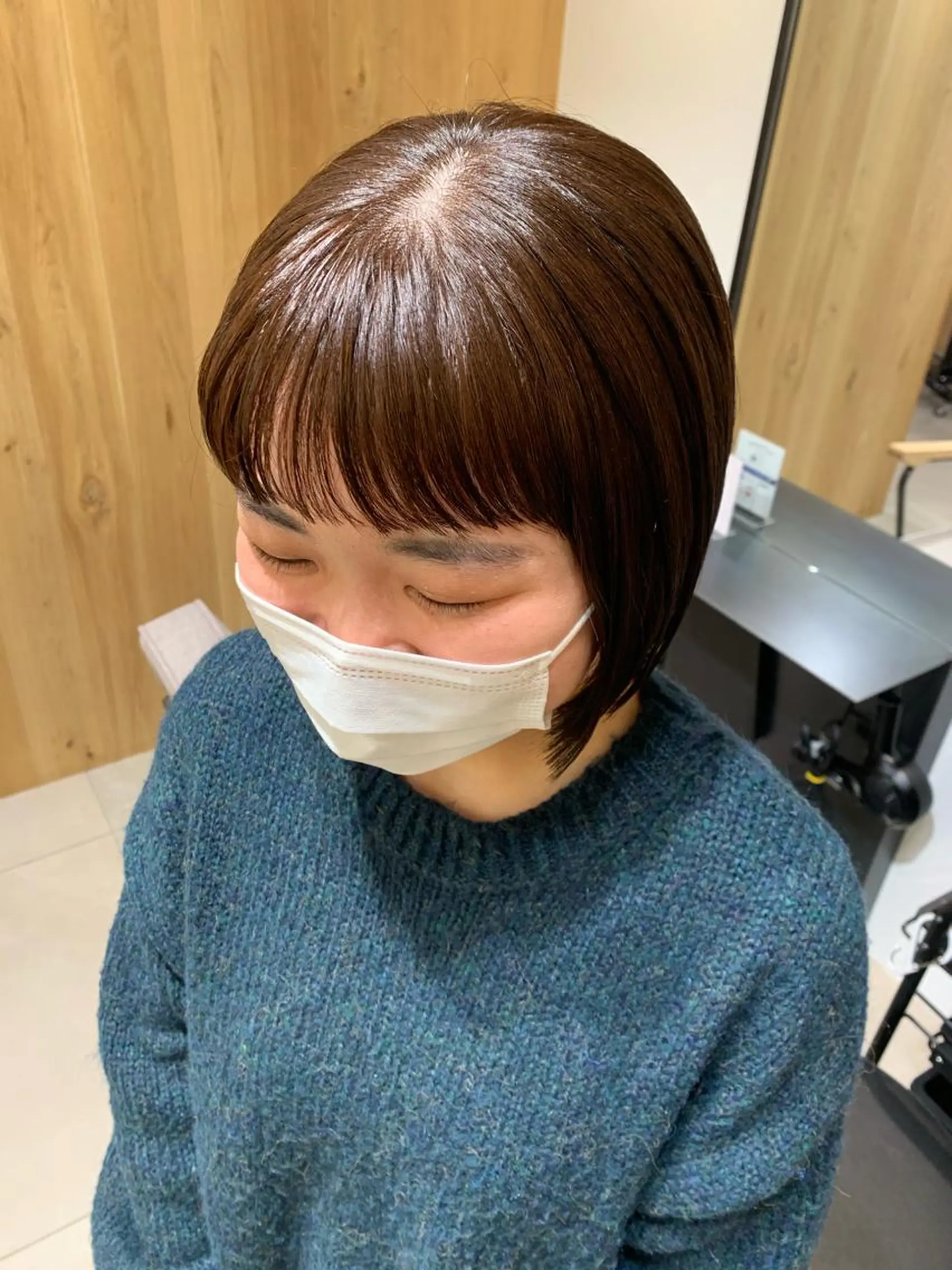 ミディアム カラー カット ヘアカラー SAKINO. ベージュカラーのヘアスタイル
