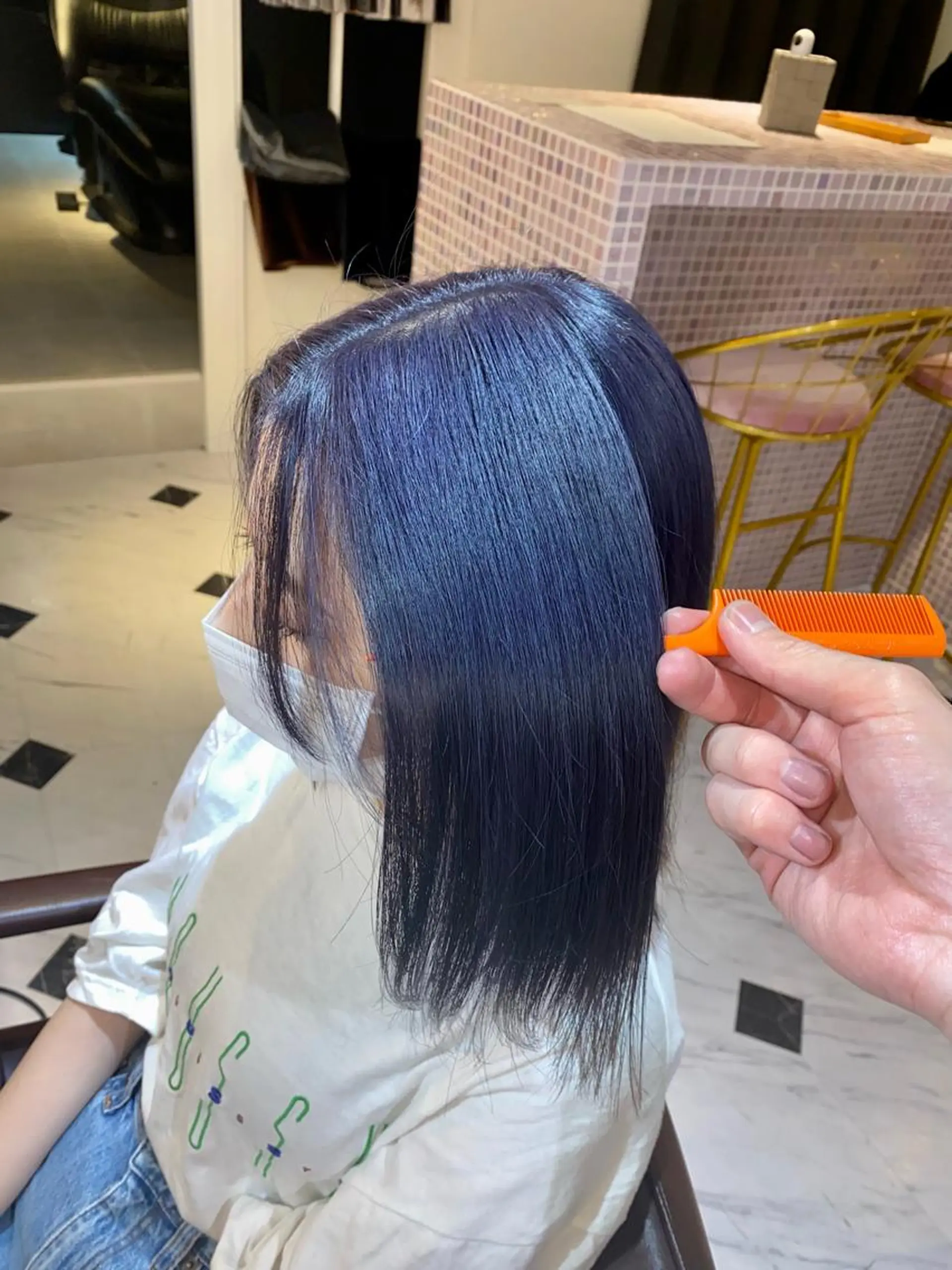 ショート カラー ブリーチ ケアブリーチ ラベンダーカラー トリートメント ヘアカラー トリートメント 梅田中崎町髪質改善 /オキヒロト/エコルのヘアスタイル