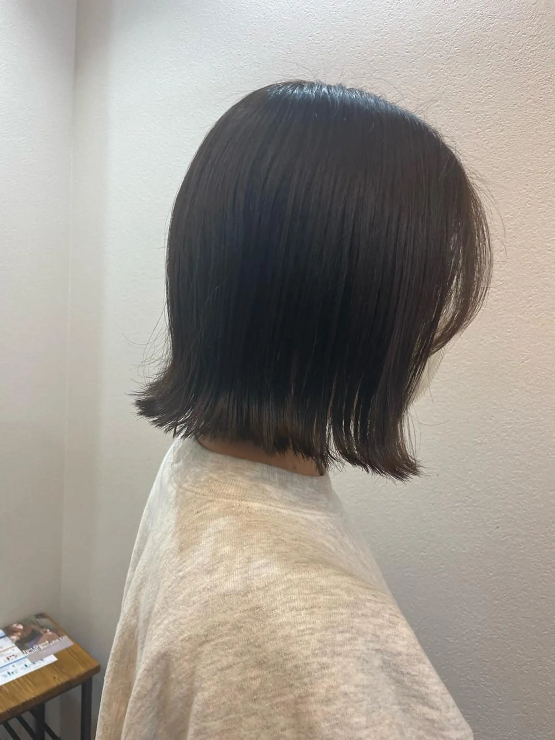 ミディアム ボブ 外ハネヘア カット ボブ/髪質改善/ soiナカジママドリのヘアスタイル