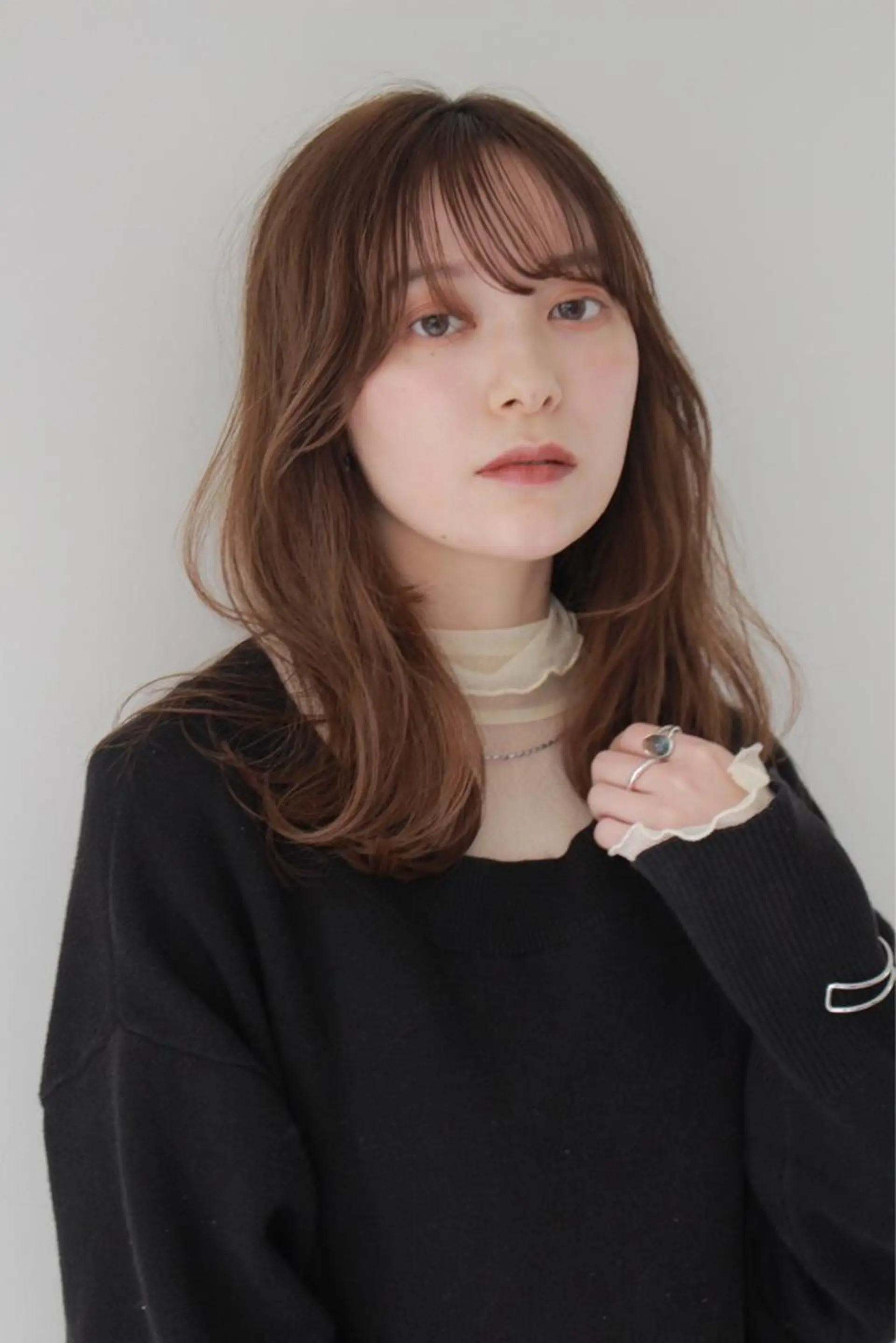 ミディアム カラー 立川✨ブリーチ/ ケアブリーチ✨のヘアスタイル