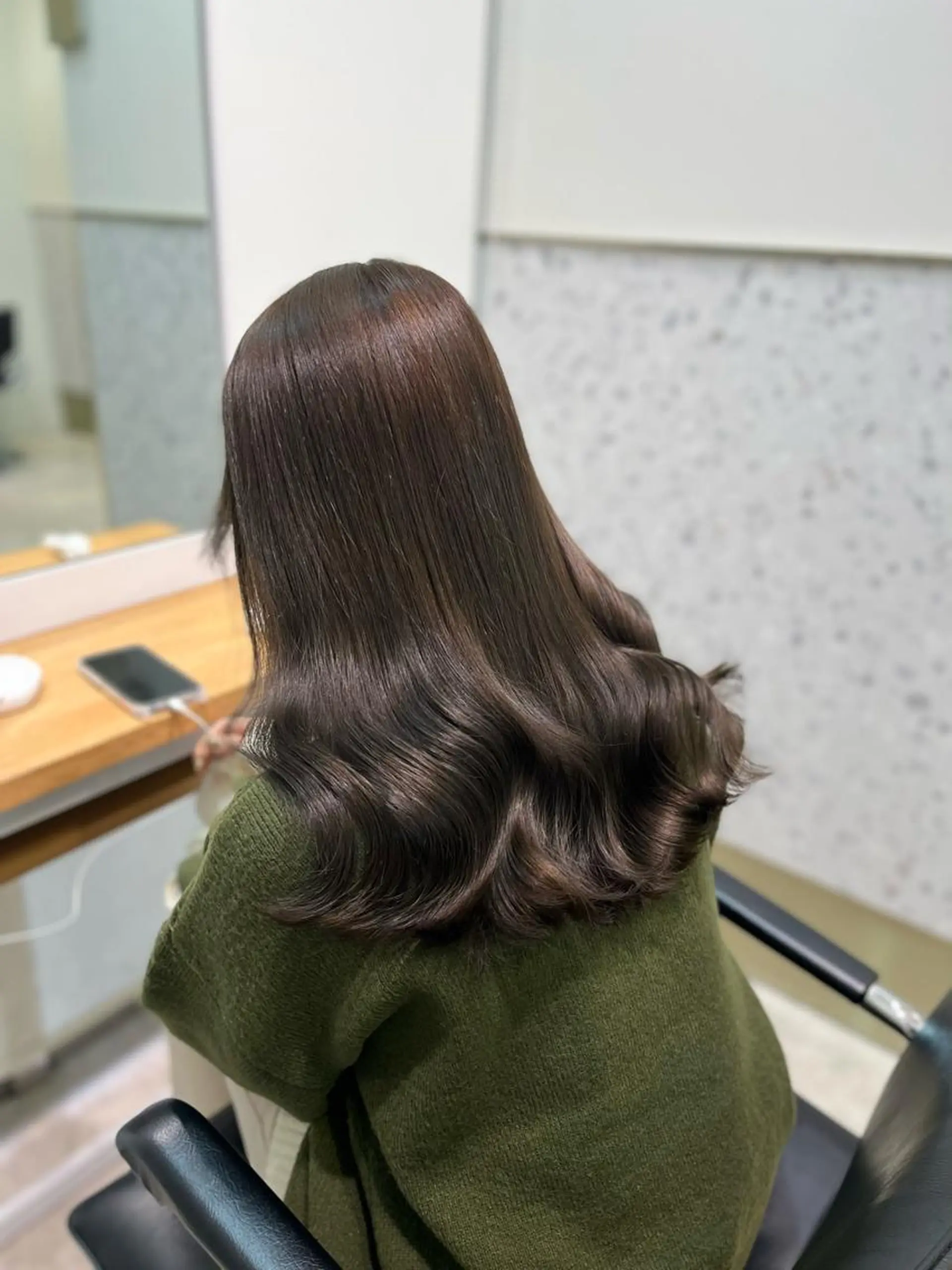 ミディアム カラー ヘアアレンジ カット ヘアカラー トリートメント ヘッドスパ ヘアセット GO TODAY SHAiRE SALON  原宿verno店所属・完全💗マンツーマン marinのヘアスタイル