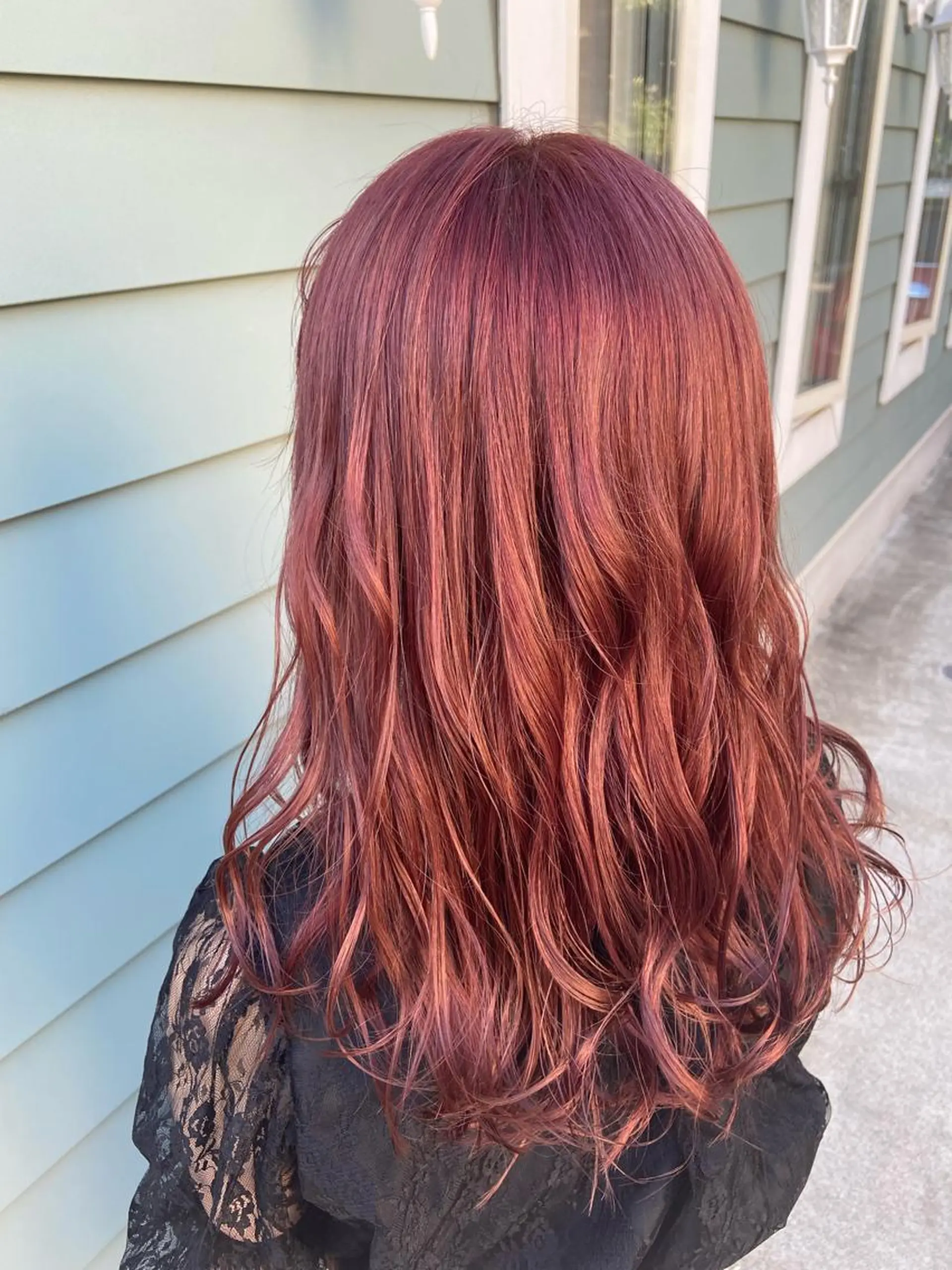 セミロング カラー 🪼高評価🪼 💎柴崎の藤咲💎のヘアスタイル