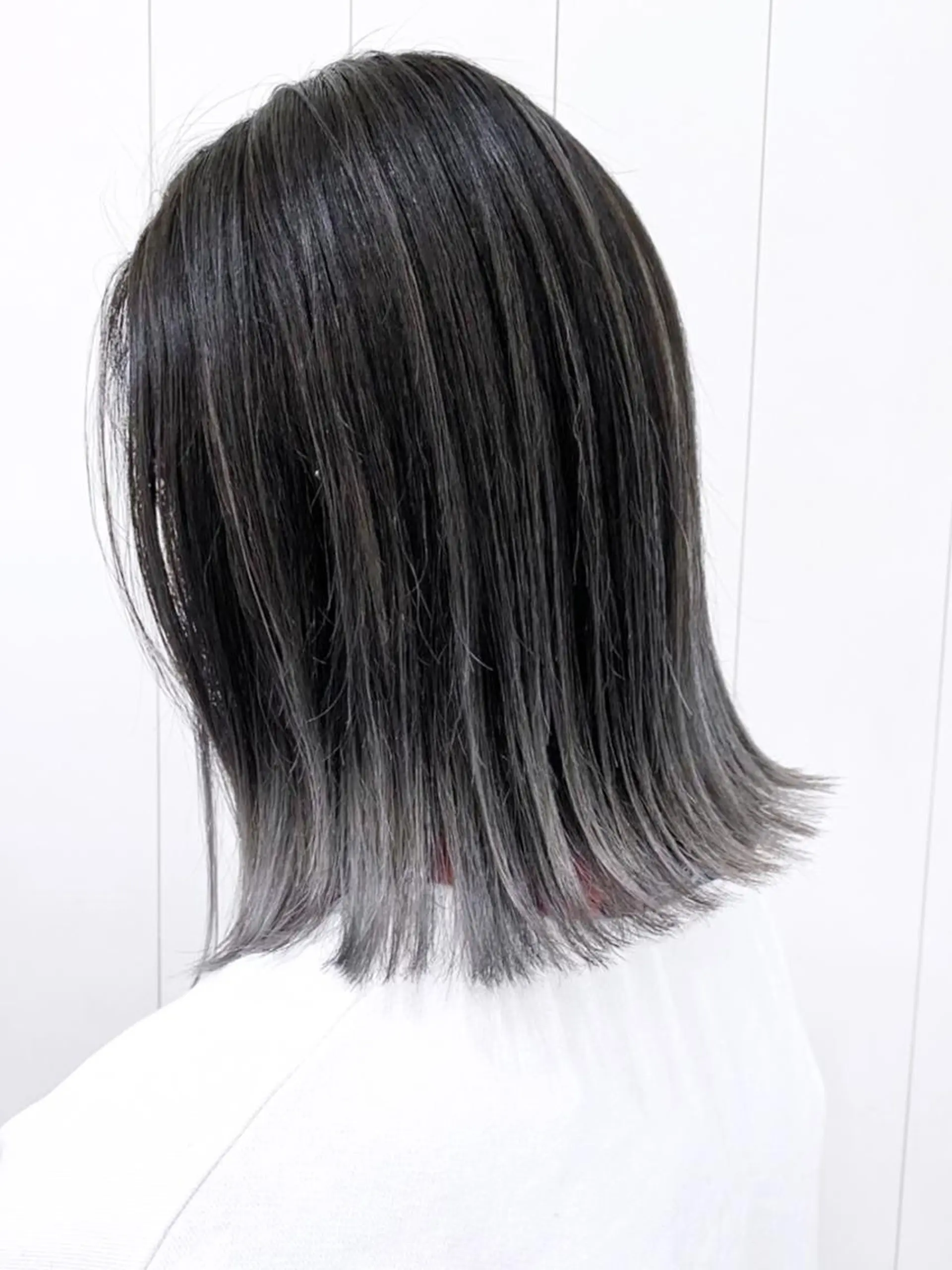 ミディアム カラー パーマ ヘアアレンジ グラデーションカラー ボブ ITbyALBUM 中野店のヘアスタイル