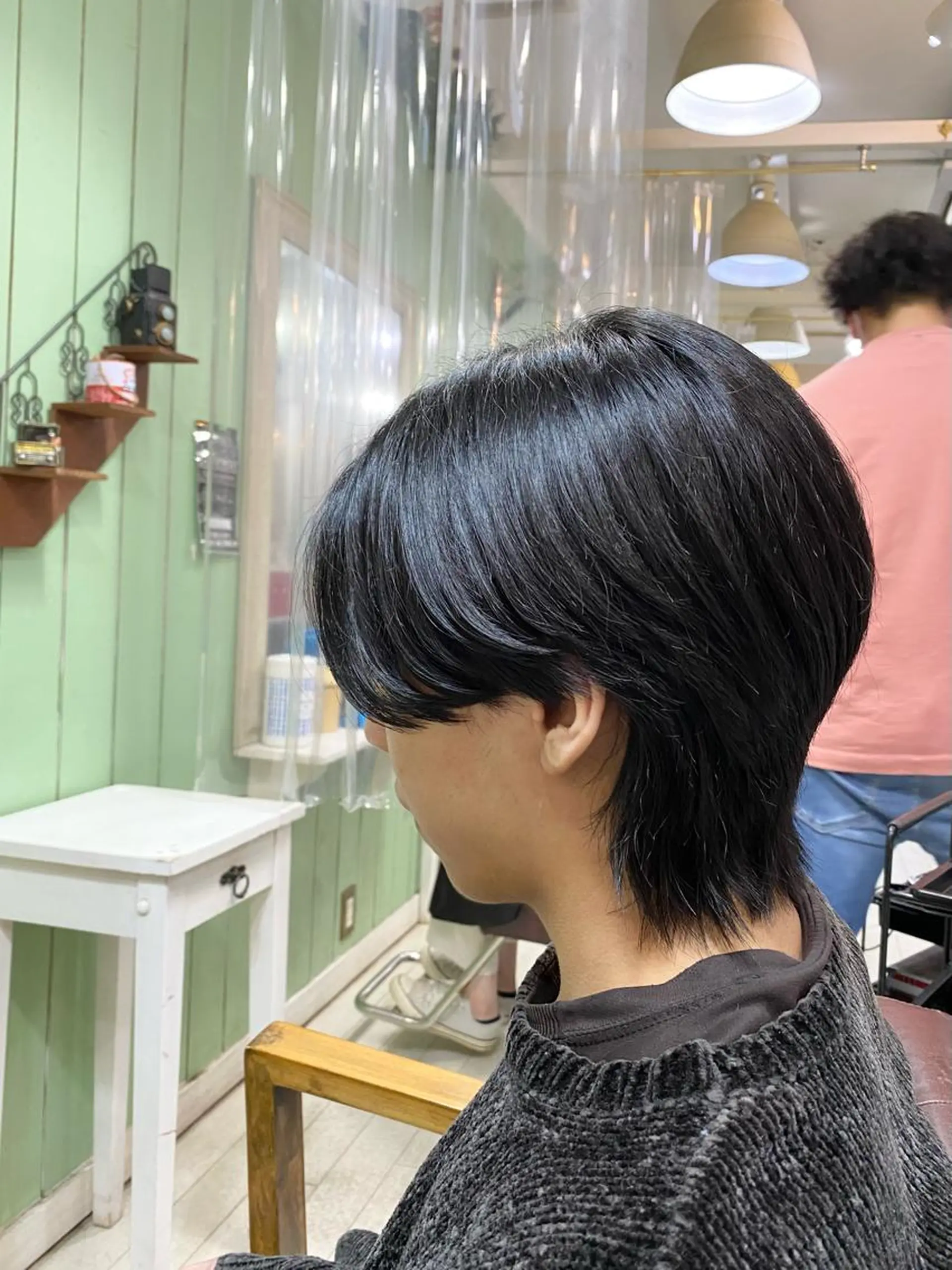 ミディアム メンズ 🩶西 雪乃/透明感 くすみカラー🫧のヘアスタイル