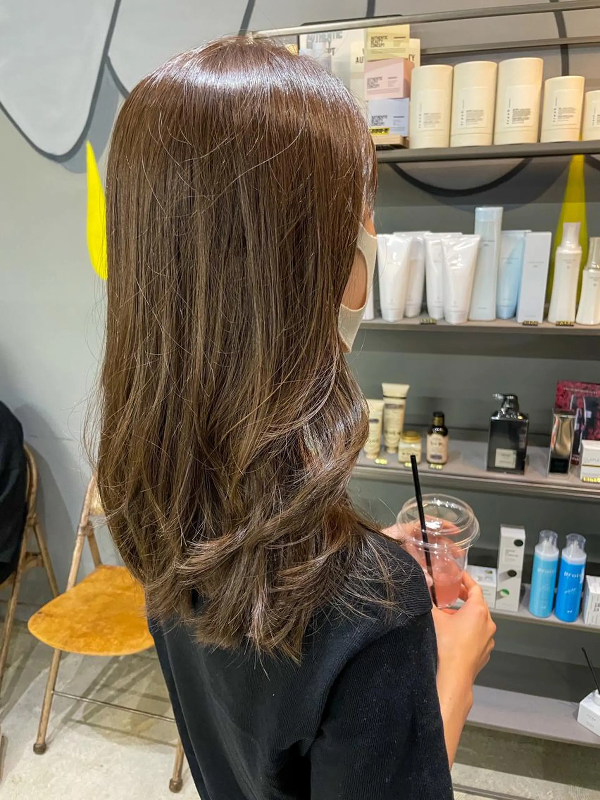 ロング カラー メンズ専門サロン wokeのヘアスタイル