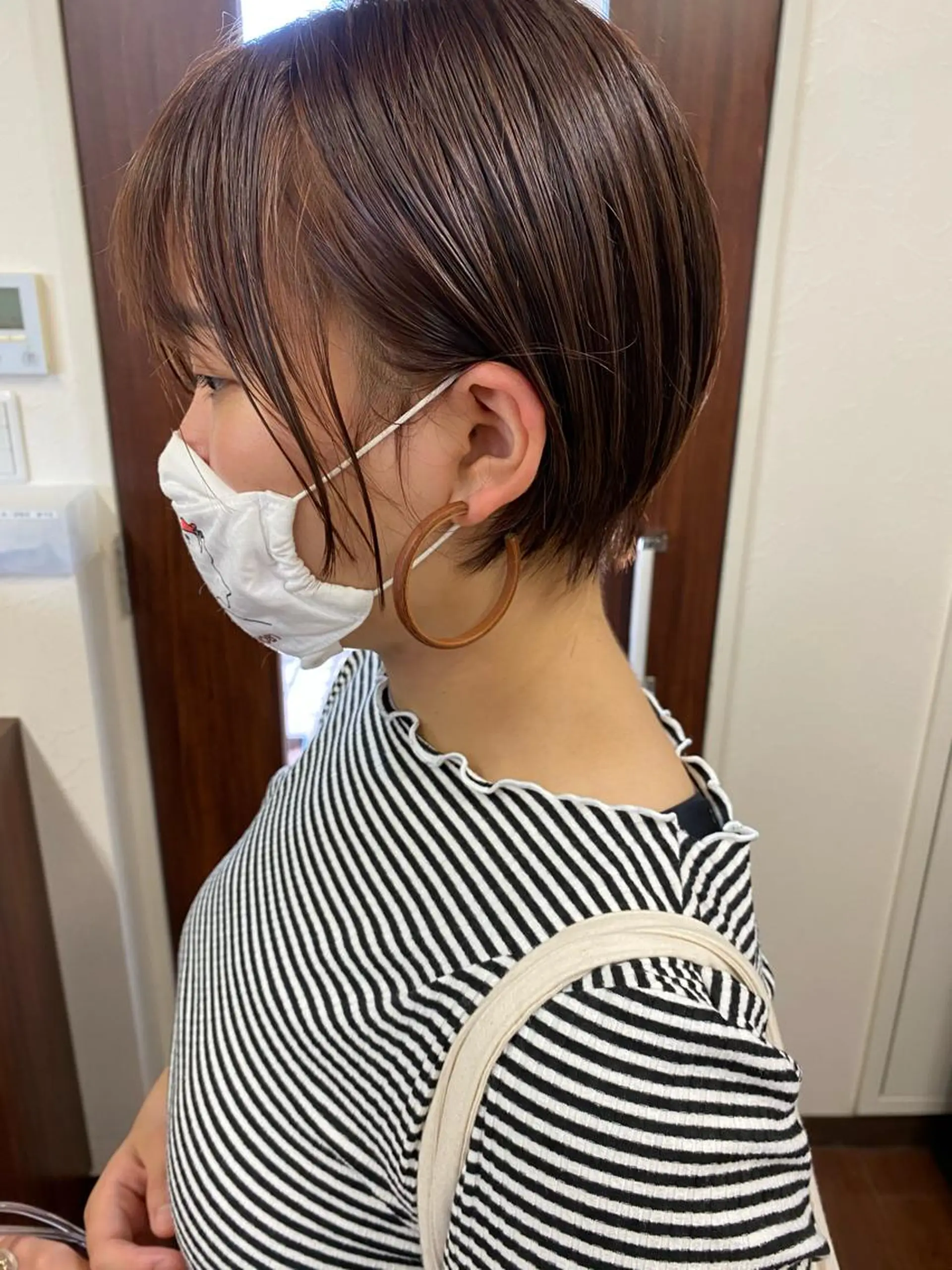 ショート カラー オレンジ テラコッタ ショートヘア せこぐち まいのヘアスタイル