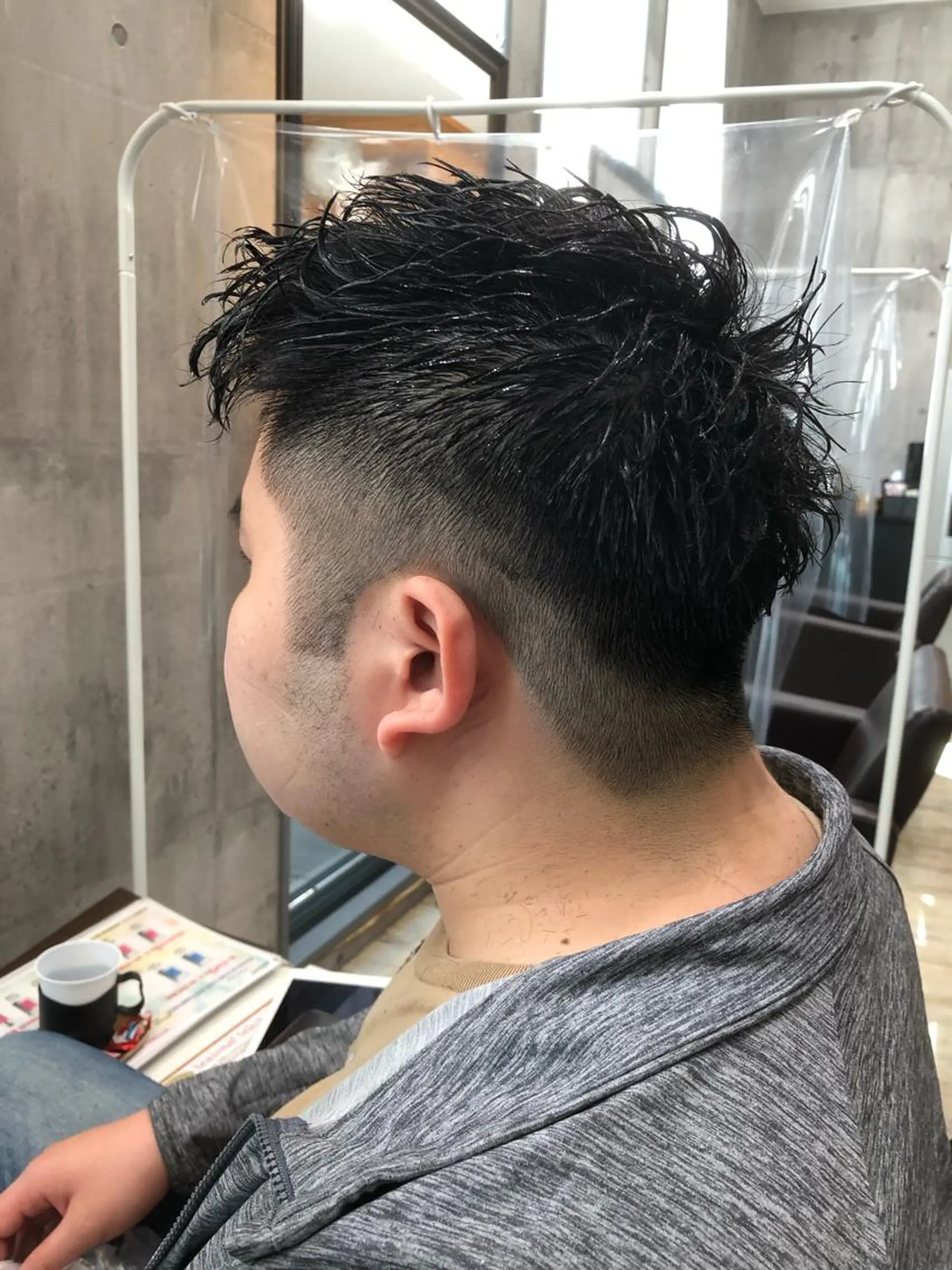 ショート カラー パーマ ヘアアレンジ メンズ キッズ ネイル マツエク・マツパ アイブロウ カット パーマ EnBlesS西宮 マンツーマン神道有基のヘアスタイル