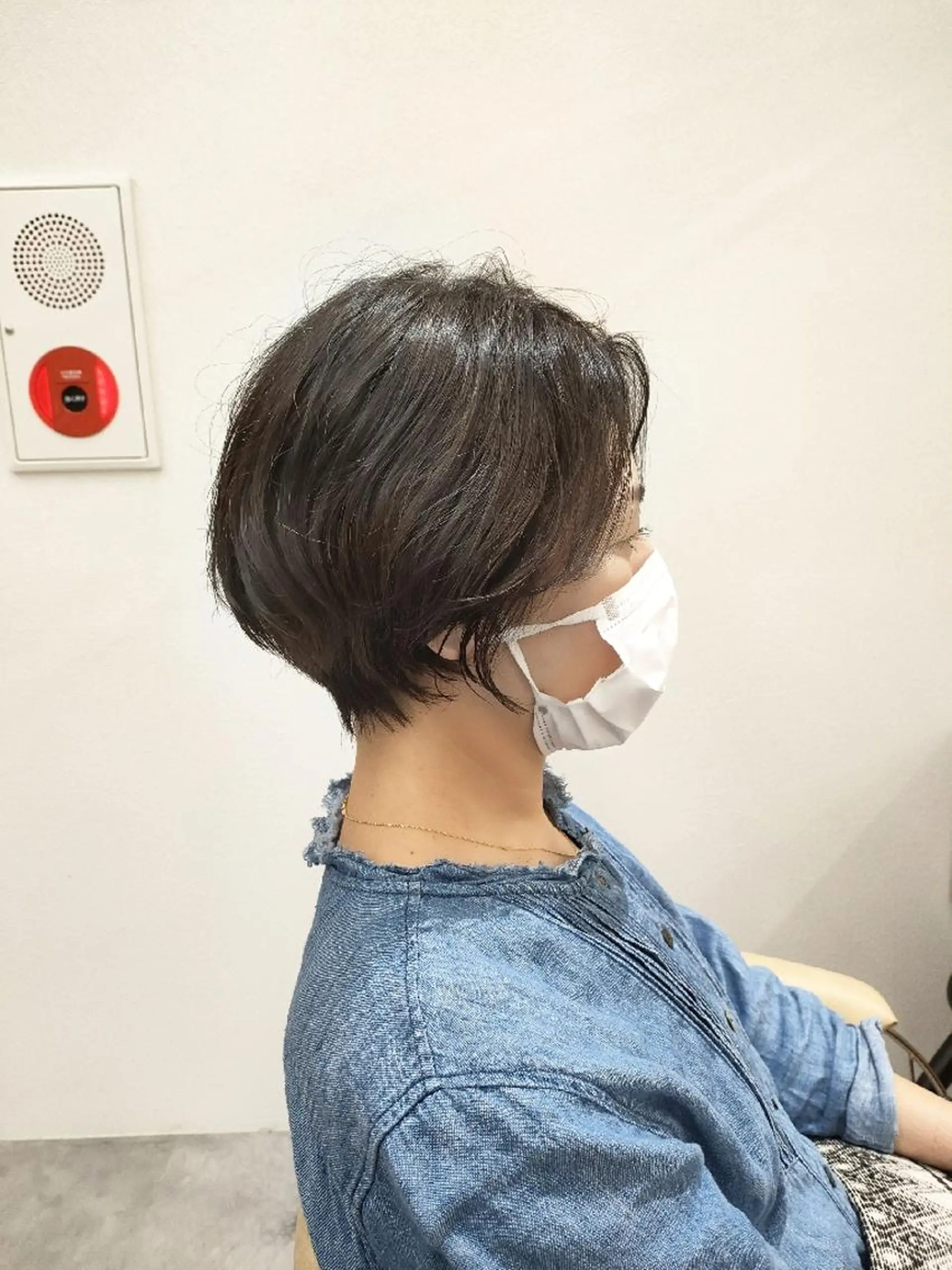 ショート カラー ショートボブ ボブ ショートヘア 【似合わせ・レイヤー ・パーマ】海気のヘアスタイル