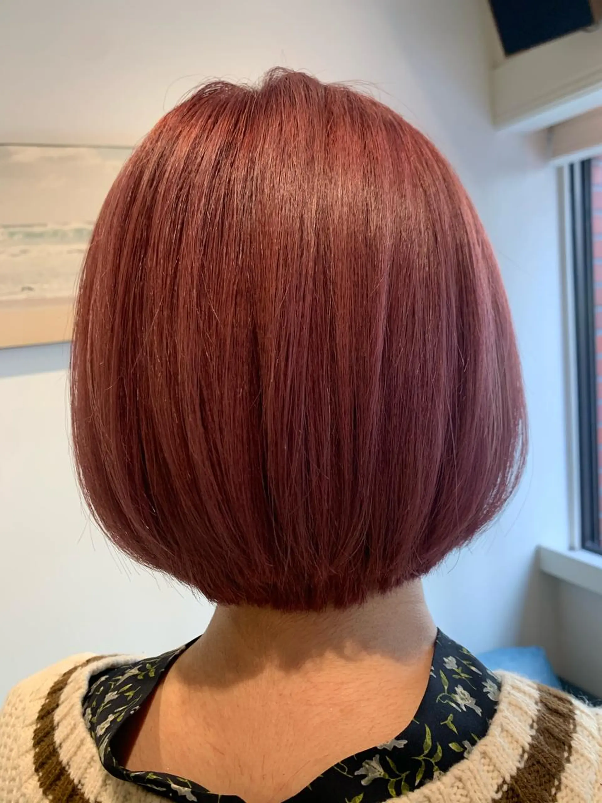 ミディアム カット ヘアカラー 渋谷ハイトーン/ デザインカラー阿部のヘアスタイル