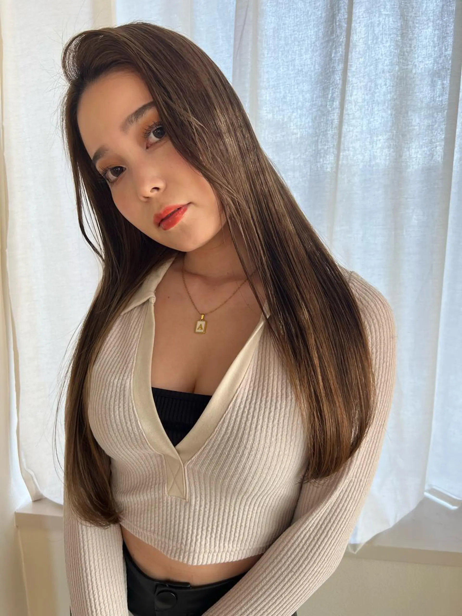 ロング ココルアナ 豊中美容室のヘアスタイル