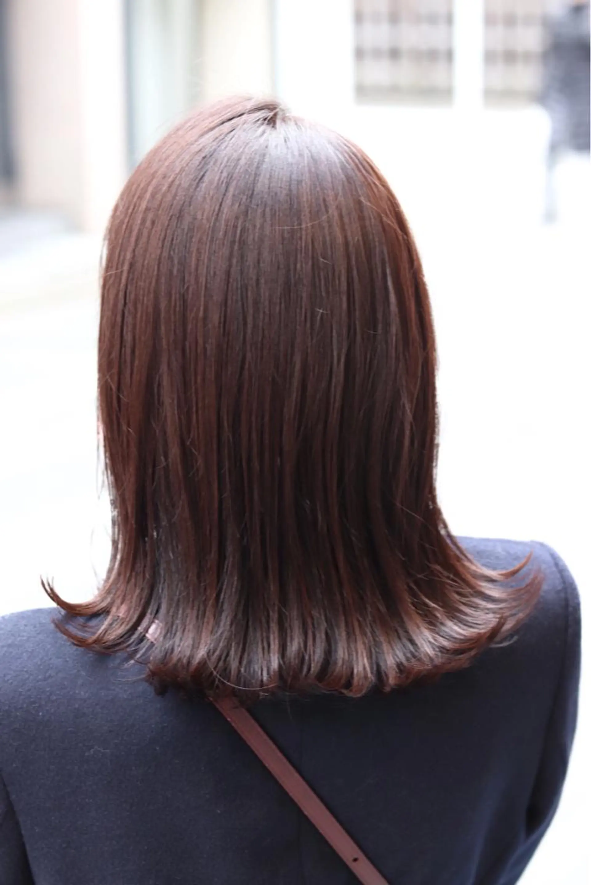 ミディアム カラー カット 縮毛矯正 トリートメント 川内 政人のヘアスタイル