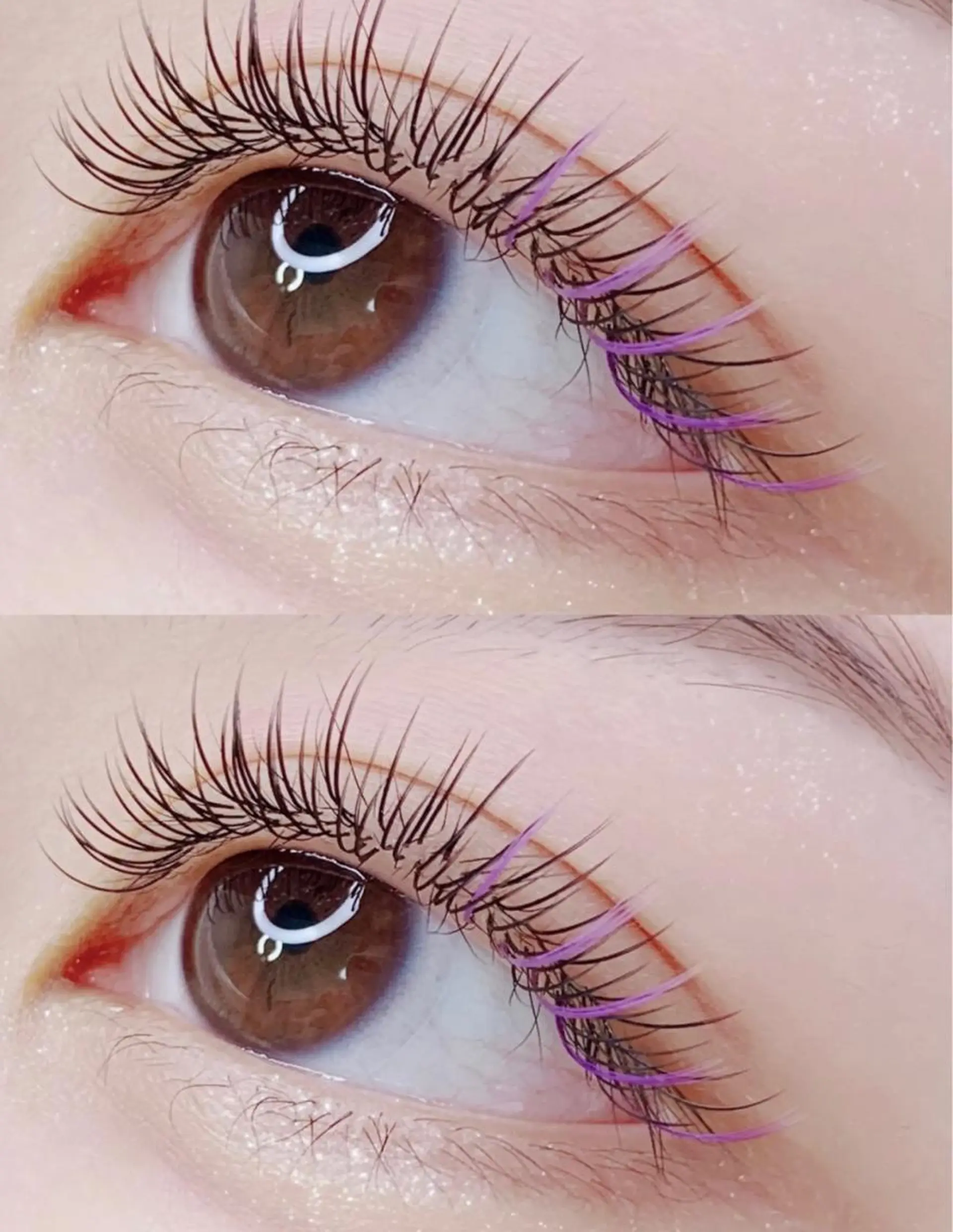 カラー マツエク・マツパ マツエク Angela エステサロンのマツエク・マツパデザイン