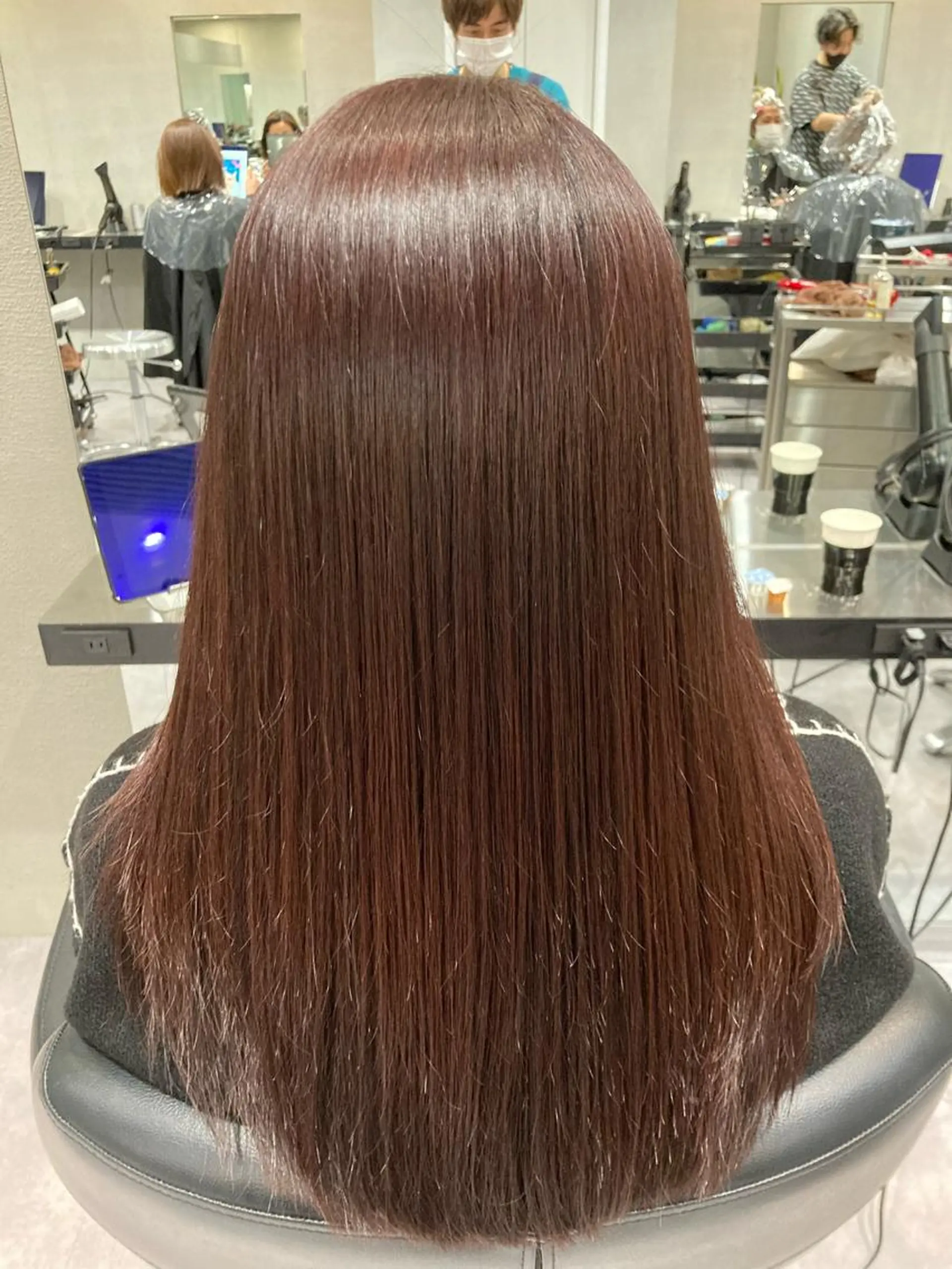 セミロング カラー 豊中/メンズ特化 岡田 龍之介のヘアスタイル