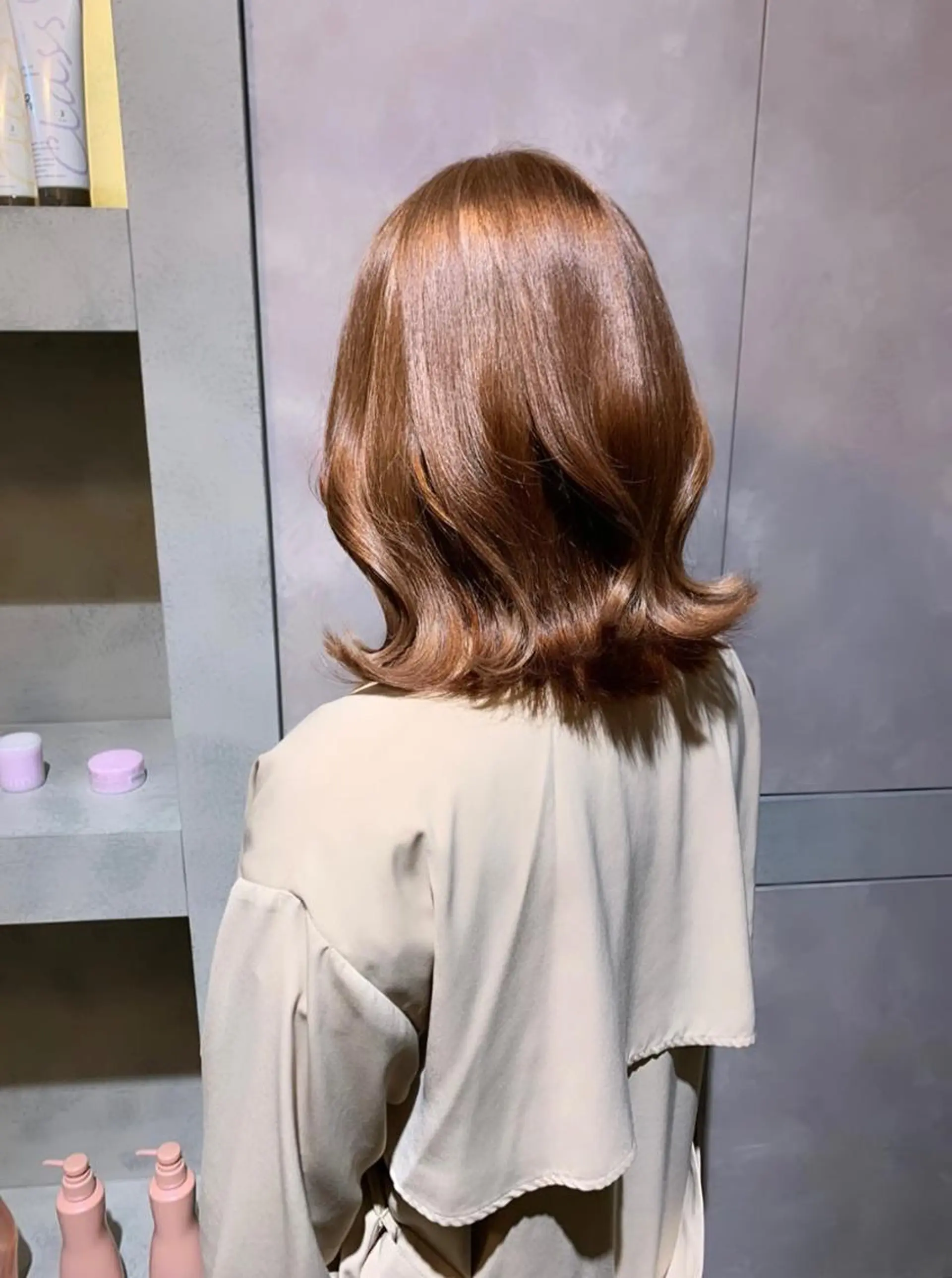 セミロング カラー カット ヘアカラー トリートメント 💘大人可愛く💘 Natsuki❥❥❥のヘアスタイル