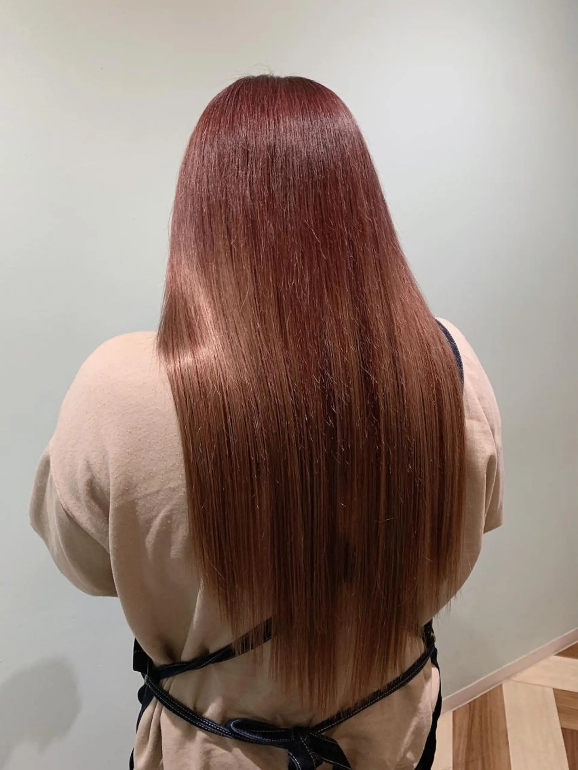 セミロング カラー イルミナカラー ピンクカラー エクステ stylist Yukieのヘアスタイル