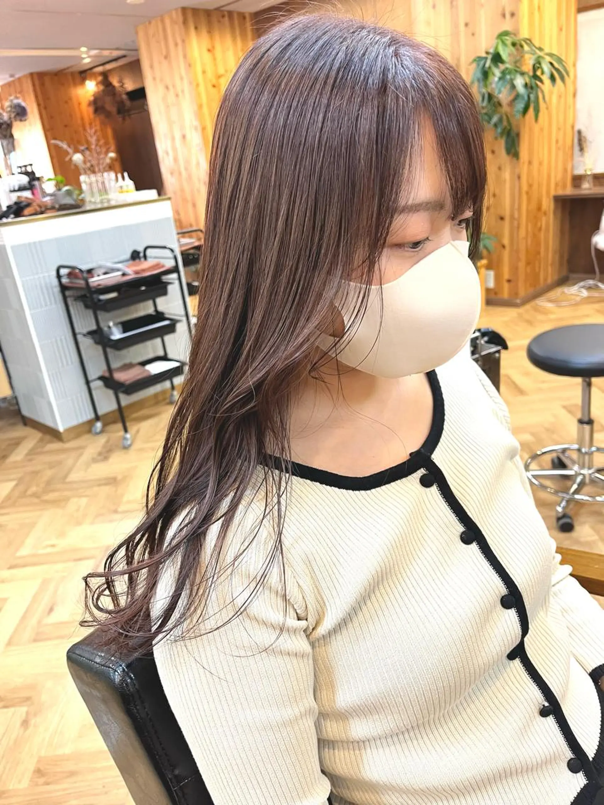 ロング カラー ena/ブリーチなし 透明感・レイヤー🎀のヘアスタイル