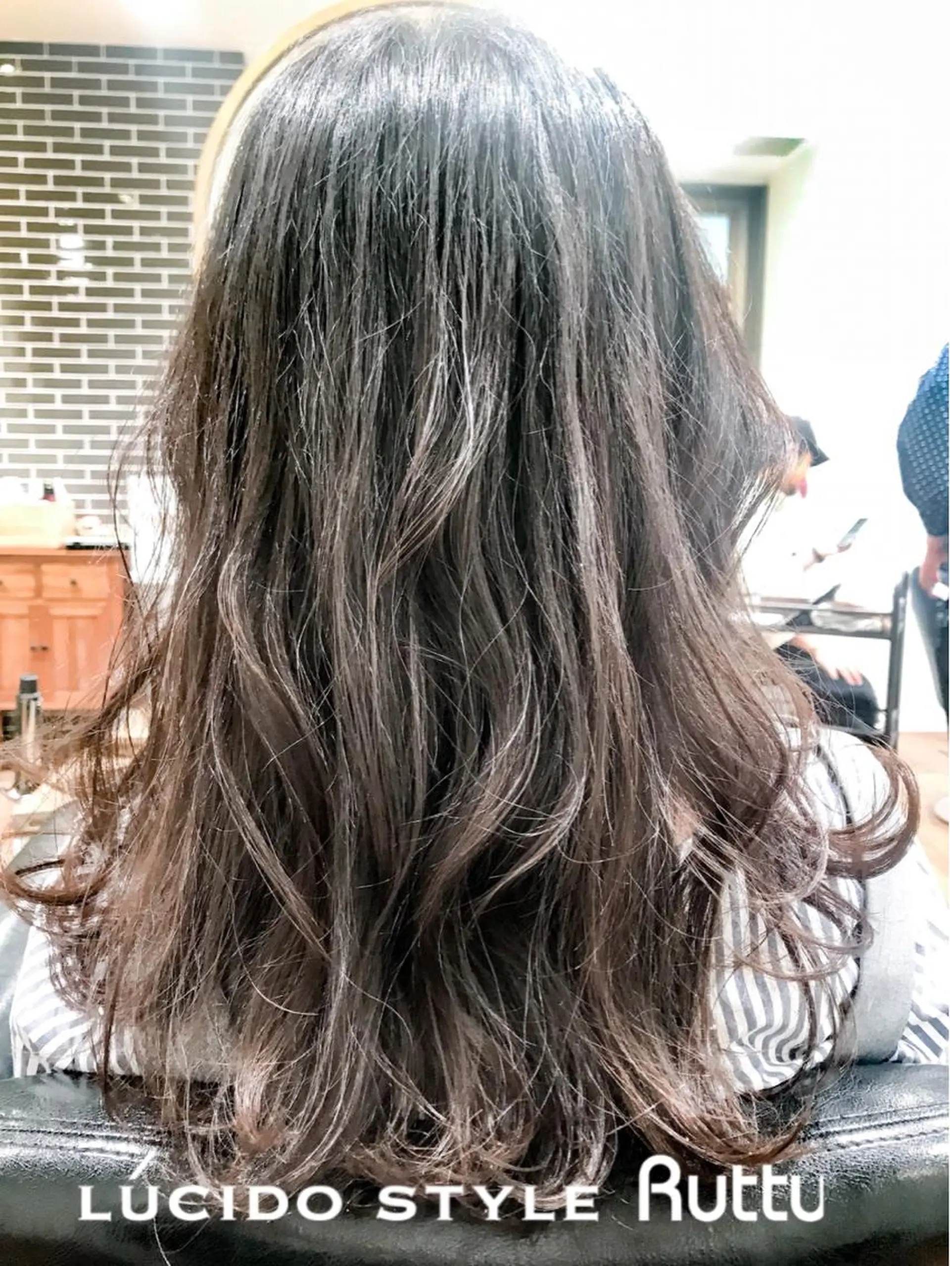 ロング カラー カット ヘアカラー アザマ　ヤスカツ _rosso 川口のヘアスタイル