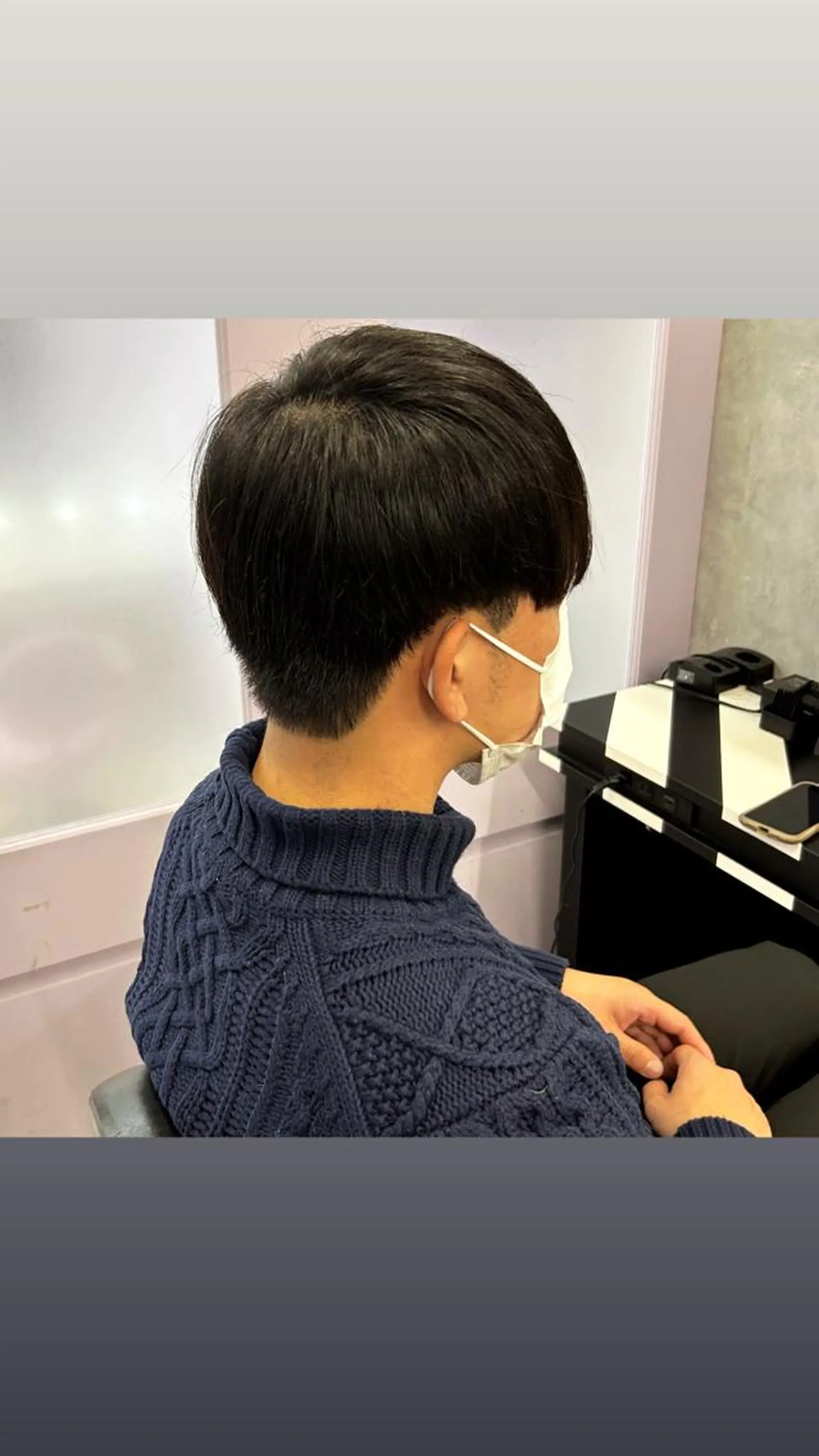 メンズ 縮毛矯正・髪質改善 特化 出納 直起のヘアスタイル