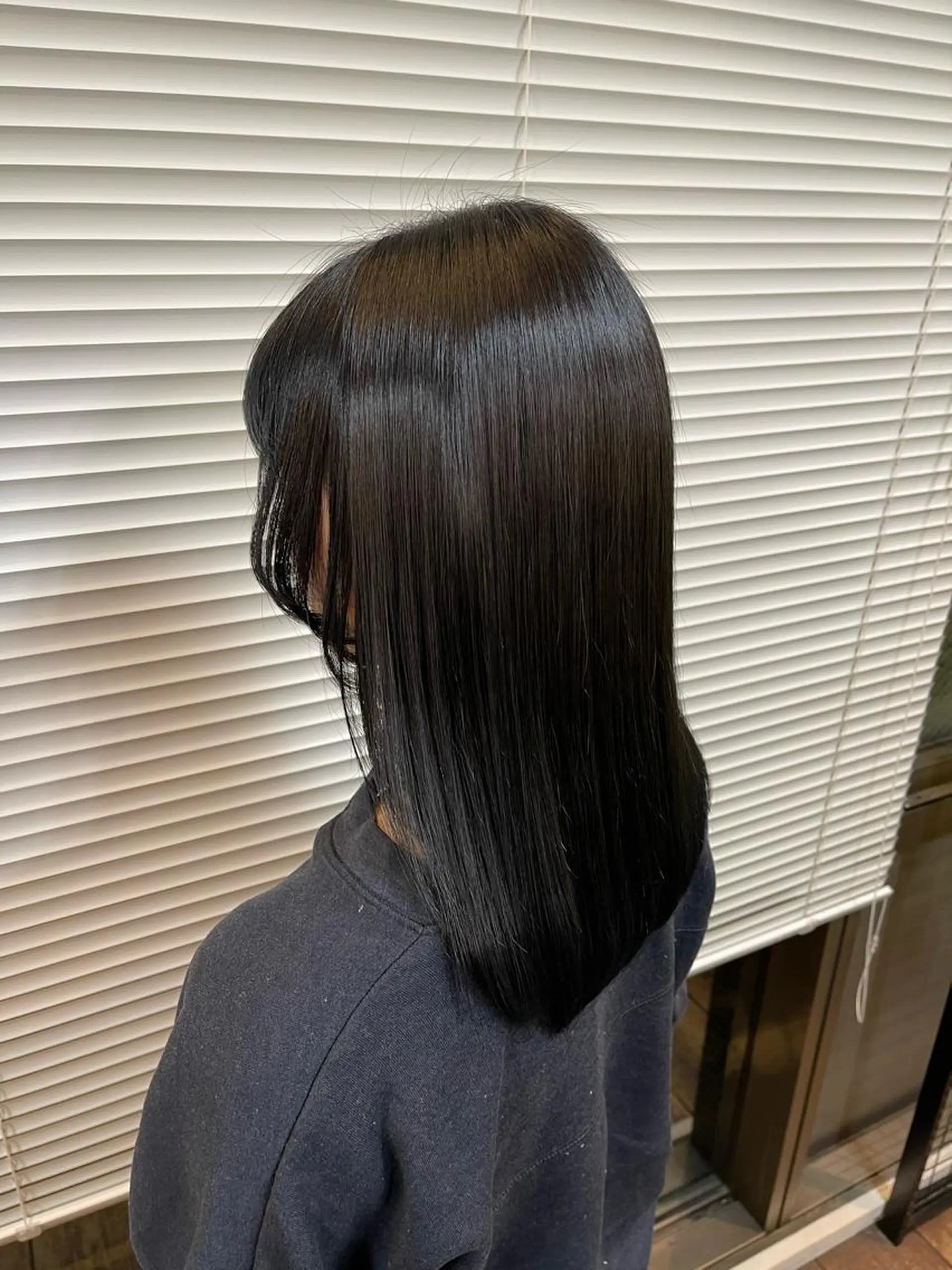 セミロング カラー はまだ かんたのヘアスタイル