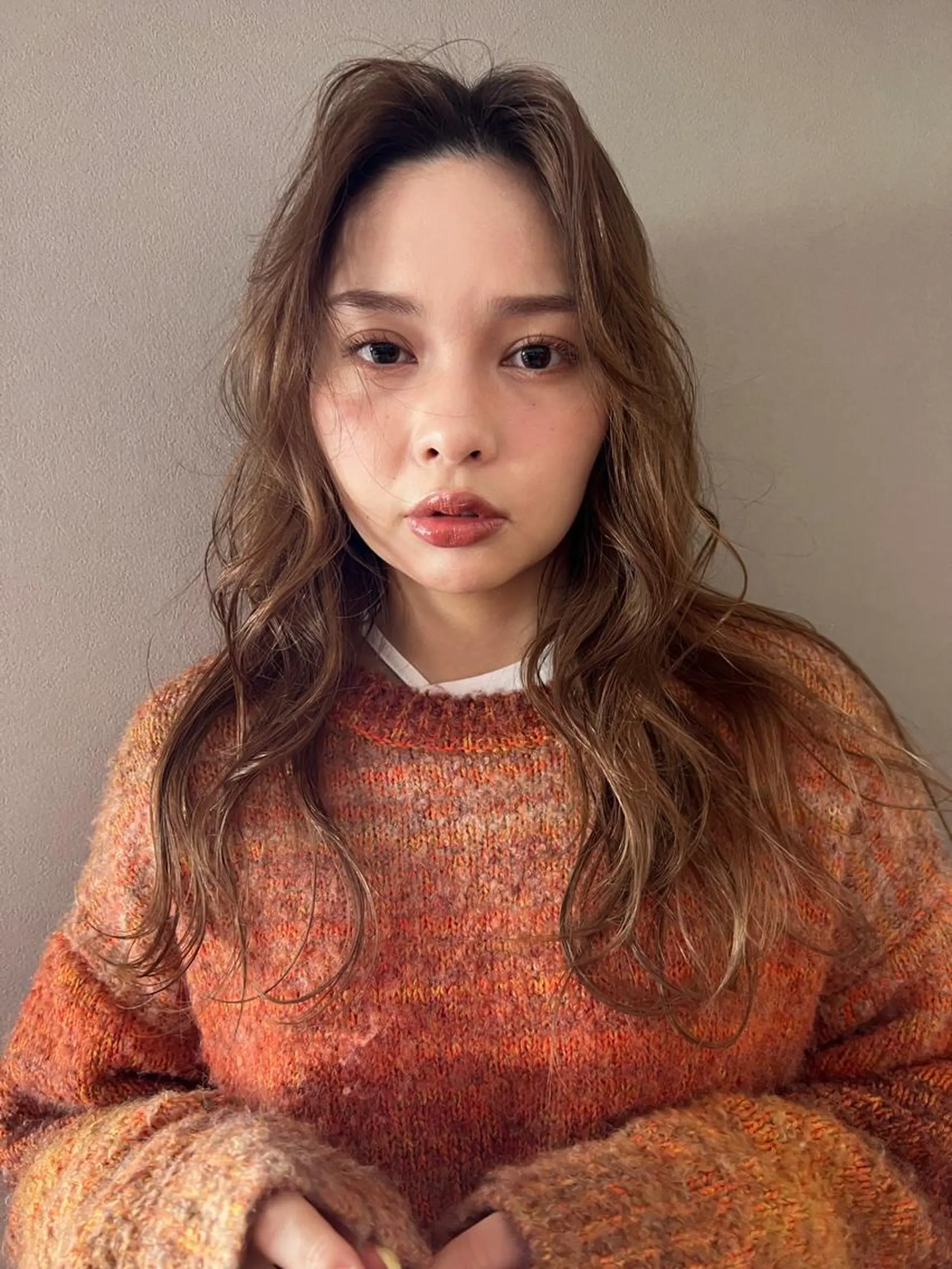 ロング Ore🫧タナカマヤ /柔らかい質感カラーのヘアスタイル